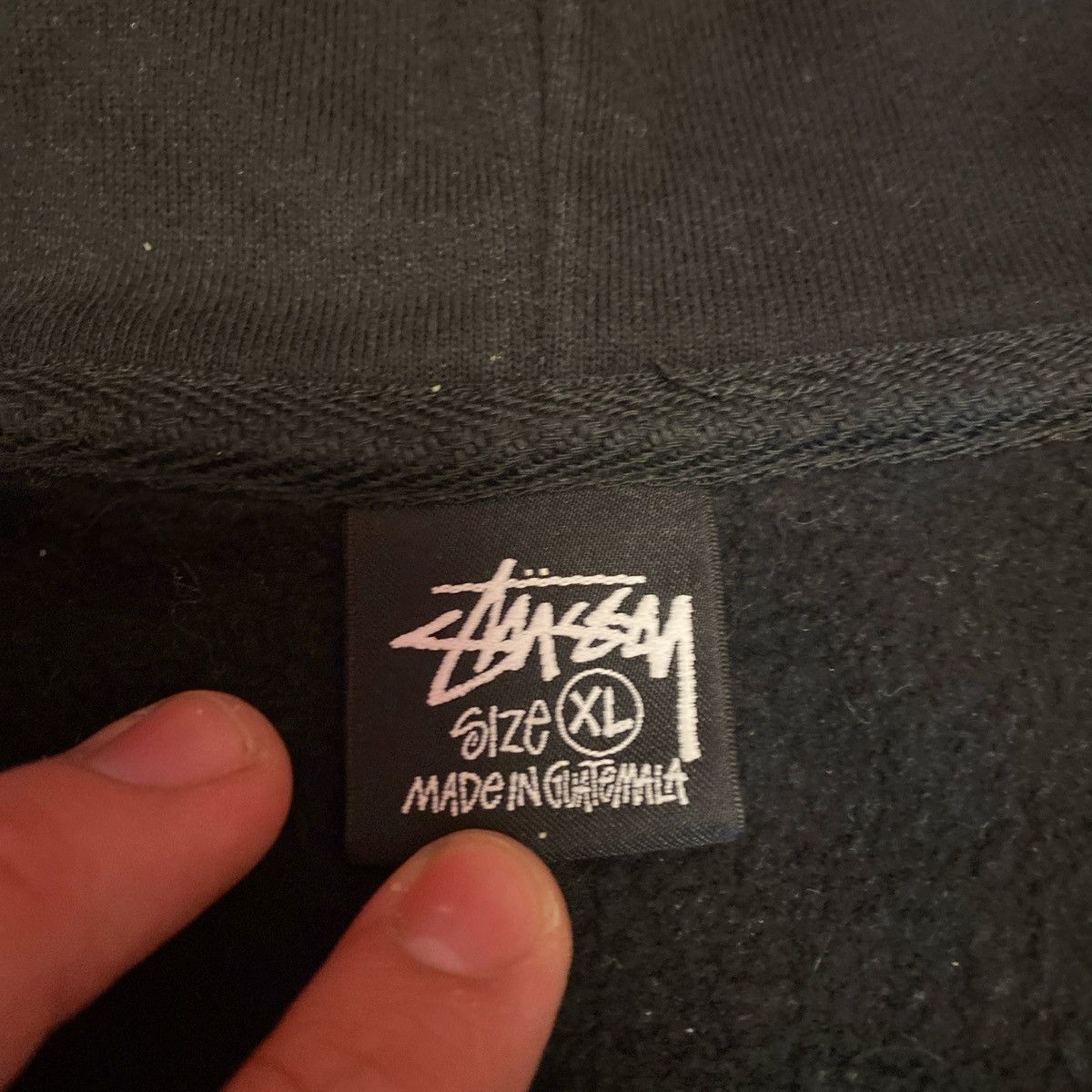 Stussy Stussy Spring/Summer 2025 Welder Zip Up Hoodie Black Size XL Size US XL / EU 56 / 4 - 4 Thumbnail