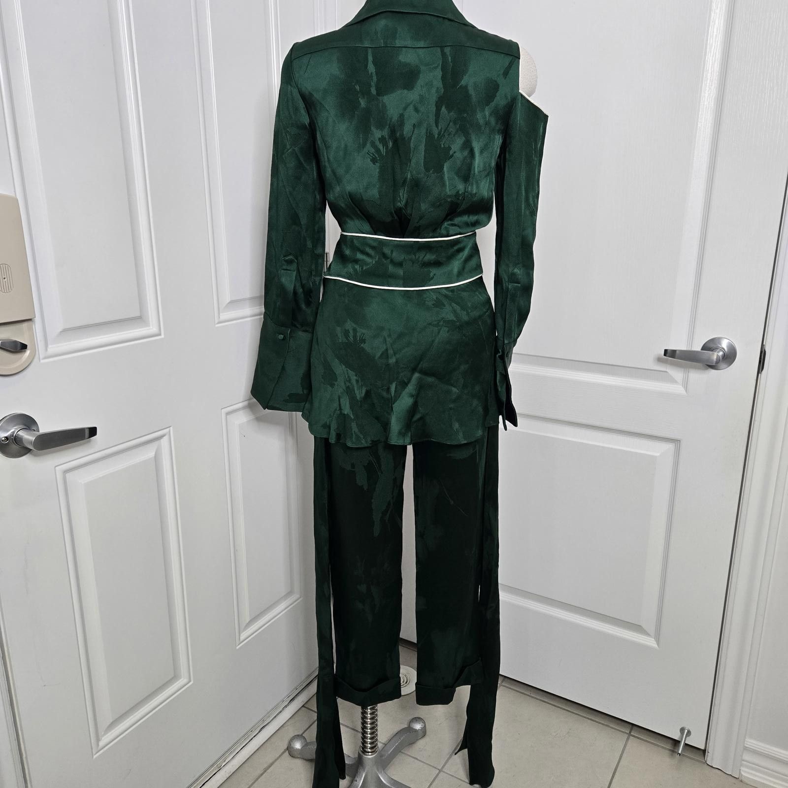 Hennessy Hellessy Printed Blouse Pants Set Size ONE SIZE - 6 Thumbnail