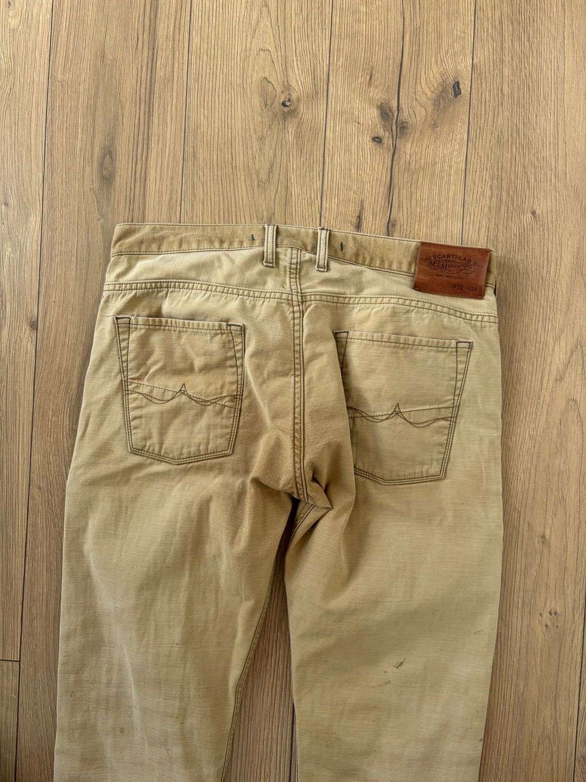 Scarti-Lab Scarti-Lab Stained Faded Sand Chino 06RS SG824 Size US 32 / EU 48 - 11 Thumbnail