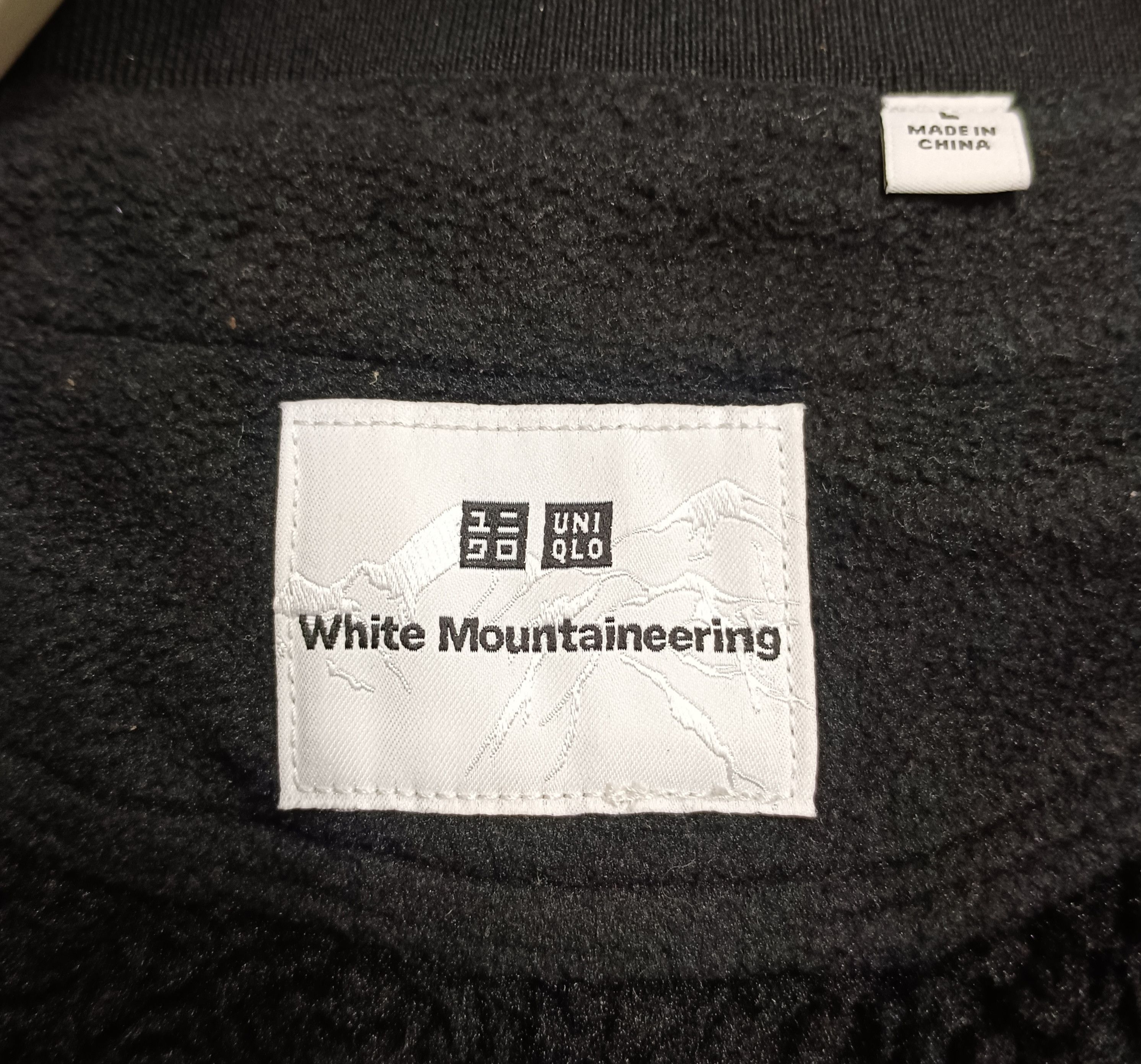 White Mountaineering Black Fleece Oversized Long-Sleeve Bomber Jacket Size US L / EU 52-54 / 3 - 10 Thumbnail