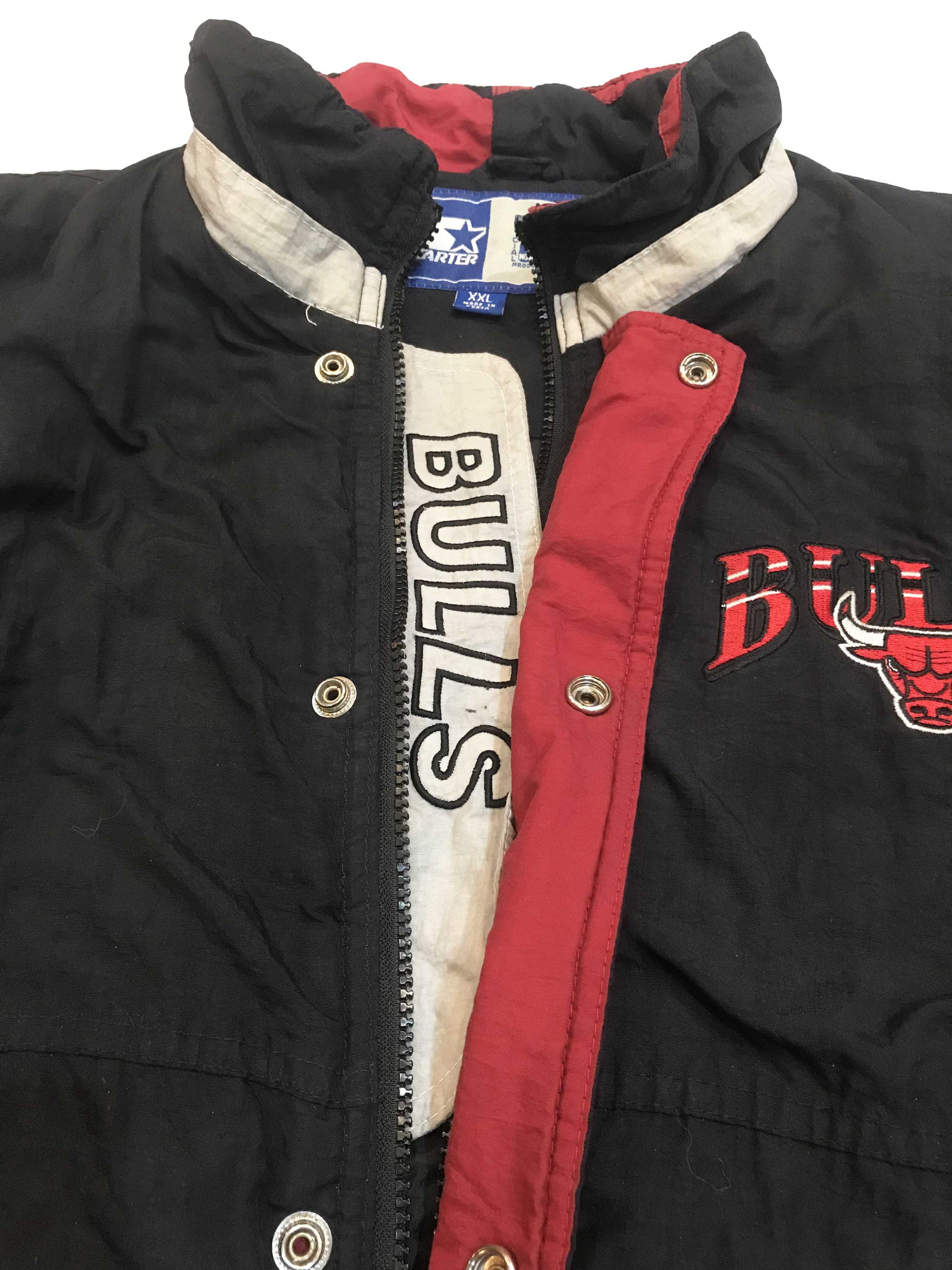 NBA × Starter × Vintage Vintage Starter NBA Chicago Bulls Puffer Jacket Size US XXL / EU 58 / 5 - 6 Thumbnail