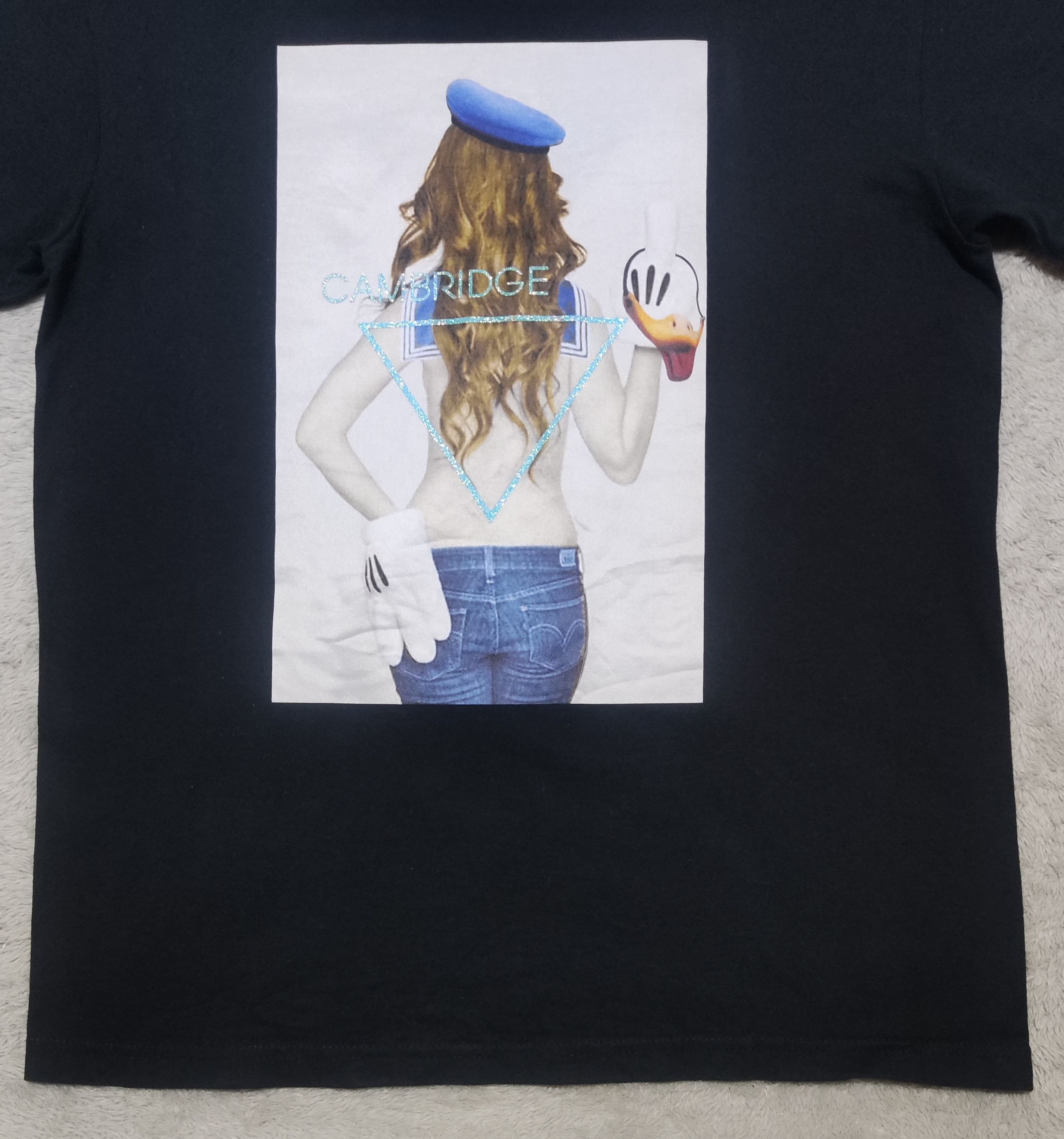 JACKROSE Jackrose "Mouse Girl Middle Fingers" Cambridge Graphics Tee Size M / US 6-8 / IT 42-44 - 4 Thumbnail