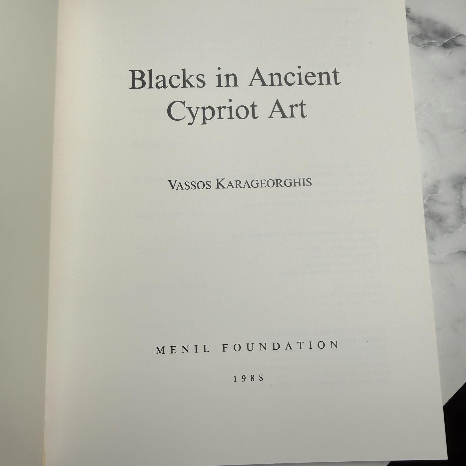 Other Blacks Ancient Cypriot Art Vassos Karageorghis 1988 Size ONE SIZE - 2 Thumbnail