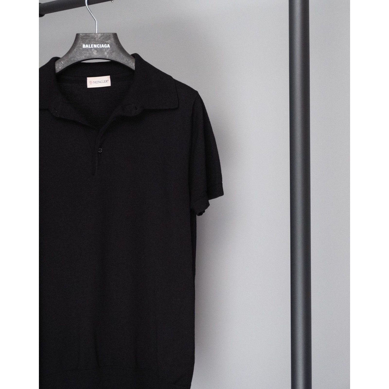Moncler Moncler black wool polo shirt Size US S / EU 44-46 / 1 - 3 Thumbnail
