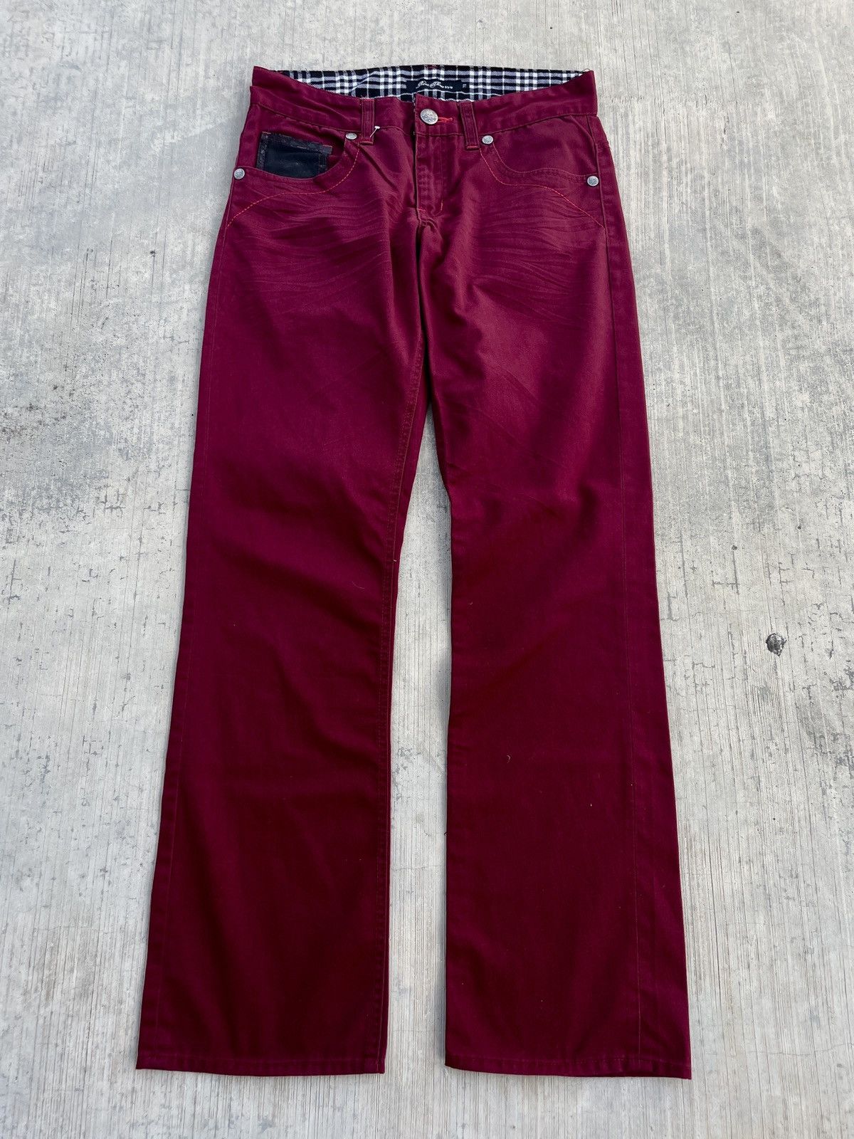Hysteric Glamour 2000s JAPANESE BRAND ROOT THREE UNION JACK CLAWMARK FLARE Size US 32 / EU 48 - 2 Thumbnail