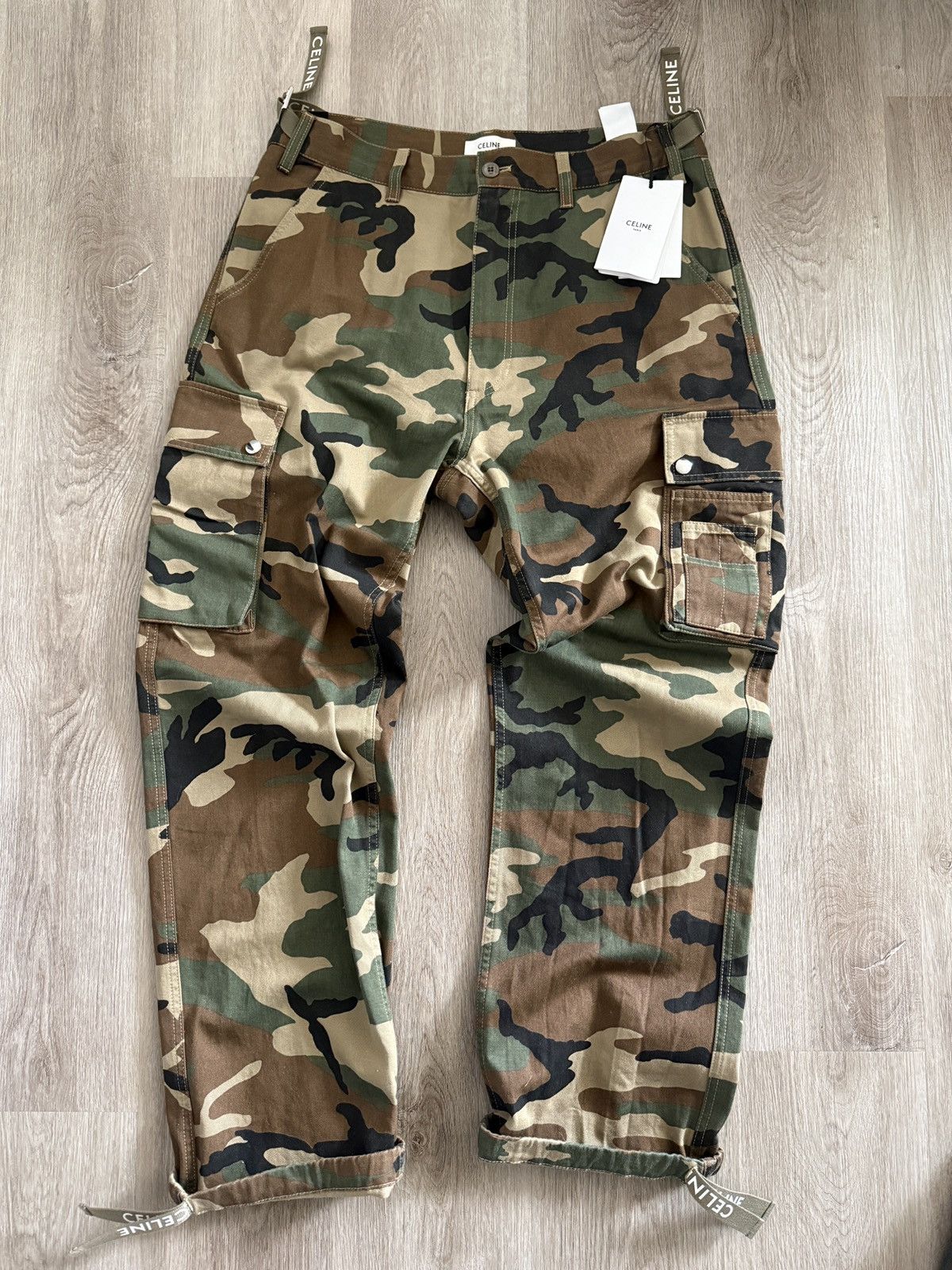 Celine Celine Camouflage Cargo Pants Size US 34 / EU 50 - 1 Thumbnail