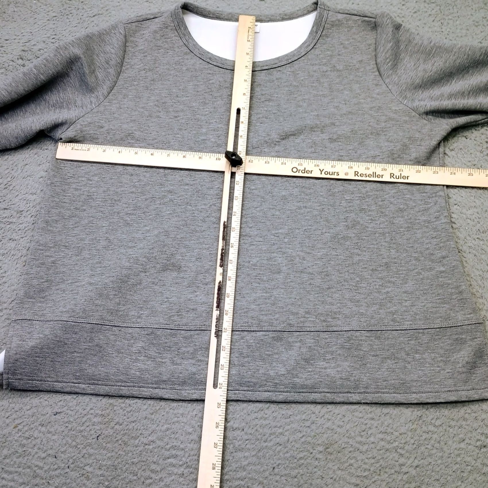 Vintage Xieerduo Sweatshirt Womens XXL Gray Stretch Classic Fit Round Neck Size XXL / US 16-18 / IT 52-54 - 3 Thumbnail
