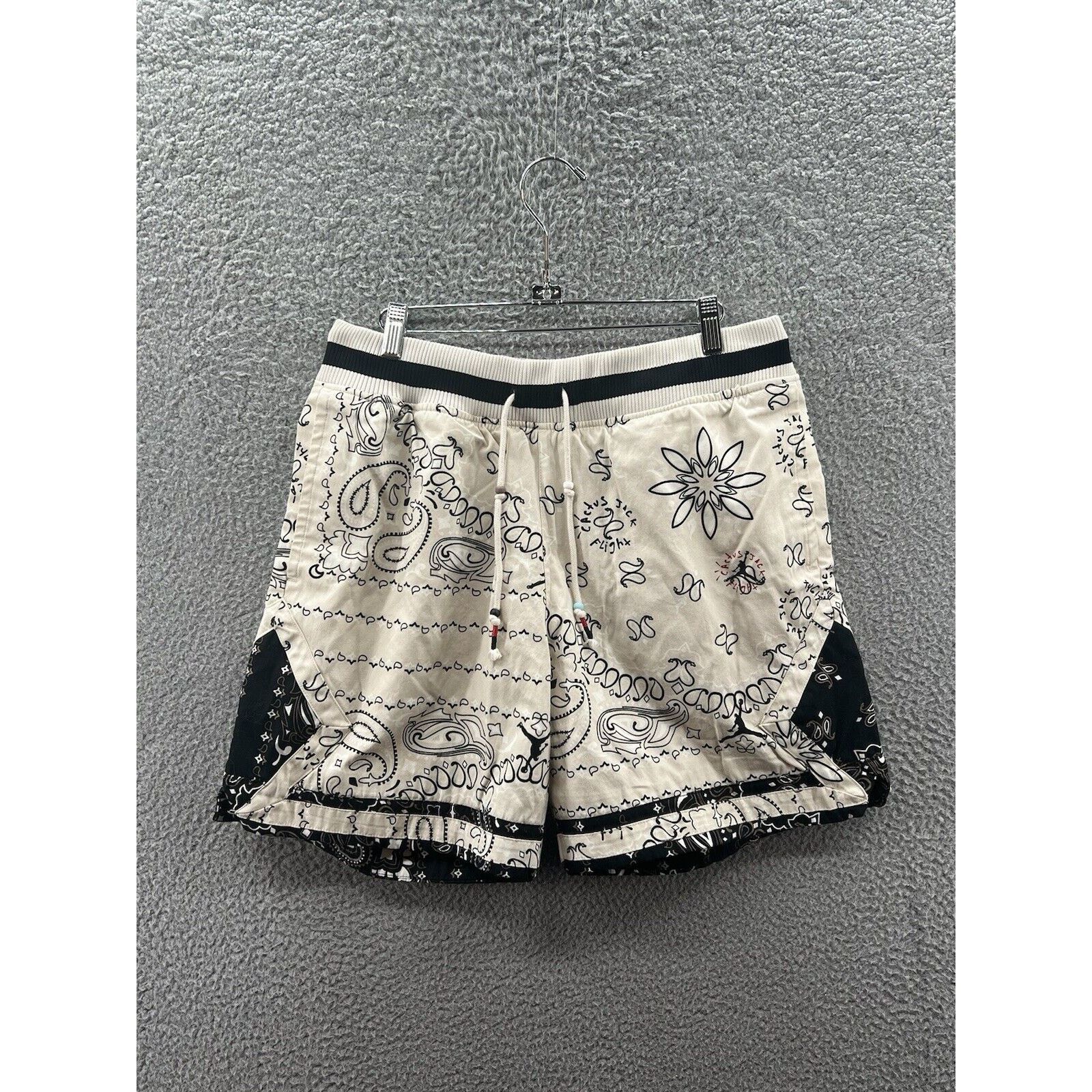 Jordan Travis Scott Paisley Shorts Mens size Large on sale Orewood Cactus Jack L Air