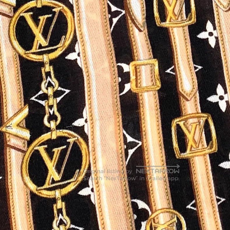 Louis Vuitton Louis Vuitton Color-block lock logo presbyopic full print Size ONE SIZE - 9 Thumbnail