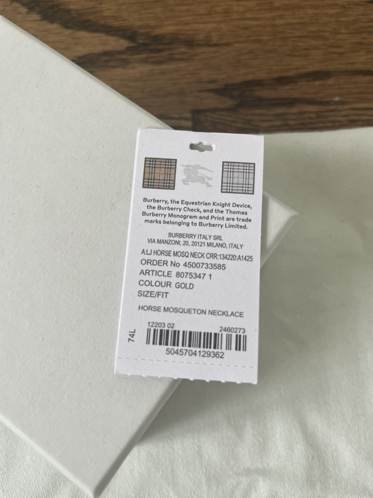 Burberry Burberry Horse Necklace Size ONE SIZE - 13 Thumbnail
