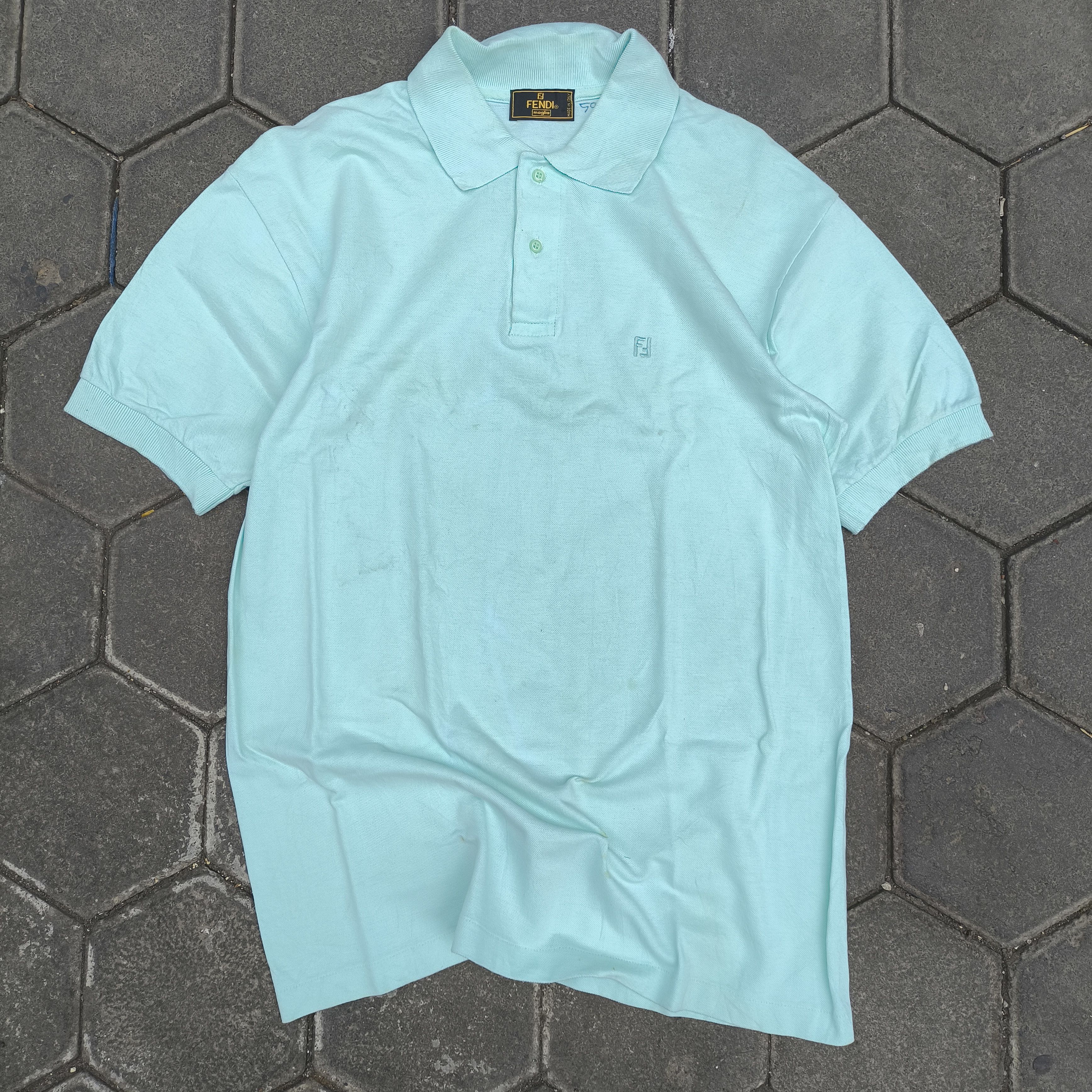Fendi Fendi logo polo shirt built up Size US M / EU 48-50 / 2 - 1 Thumbnail