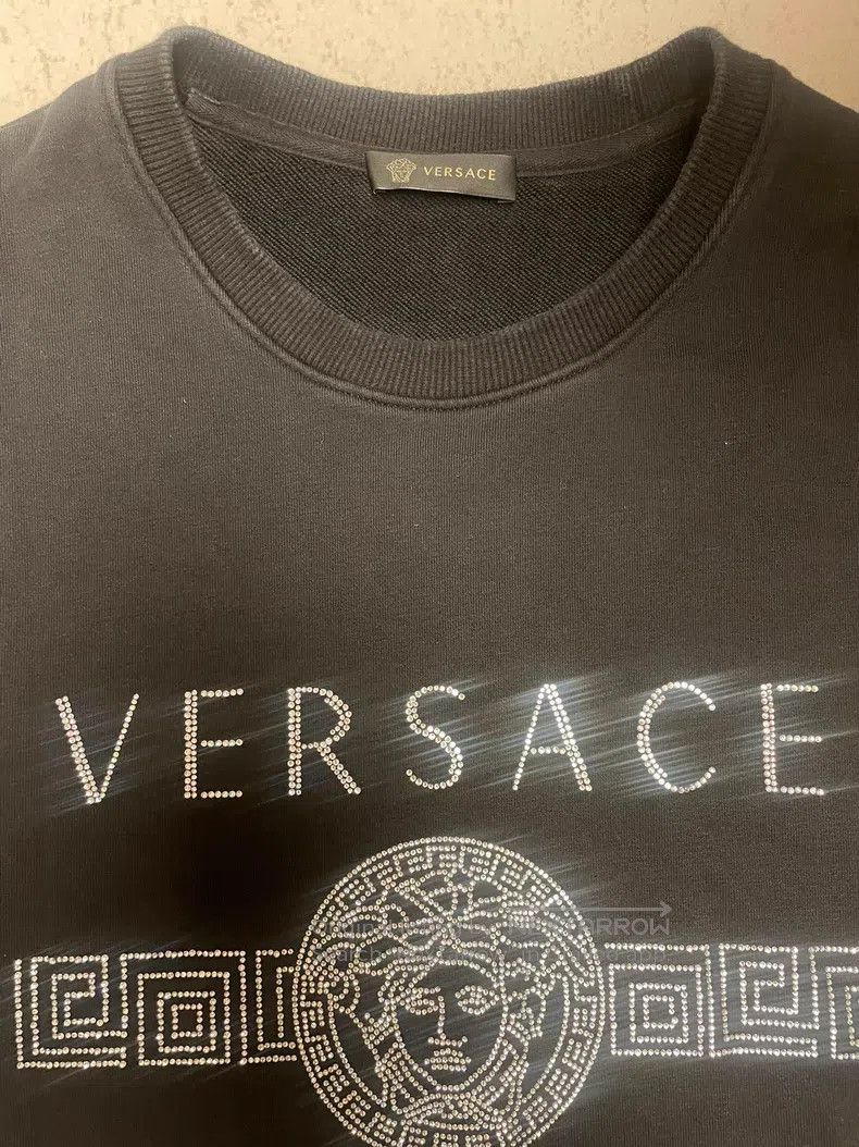 Versace Versace logo diamond sweatshirt Size US XL / EU 56 / 4 - 4 Thumbnail