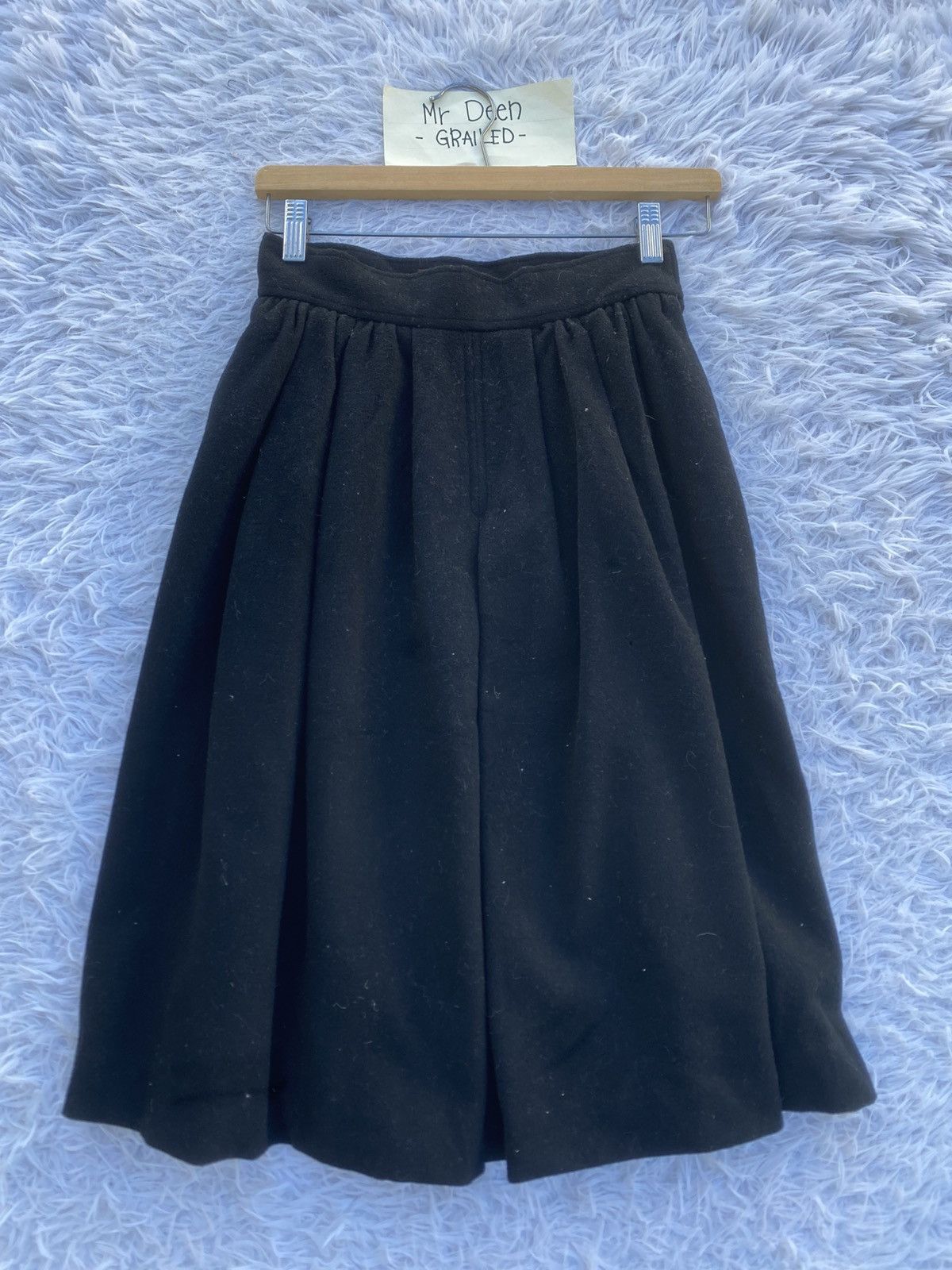 Yves Saint Laurent Rare Vintage Yves Saint Laurent YSL Wool Skirt Size 25" / US 0 / IT 36 - 4 Thumbnail