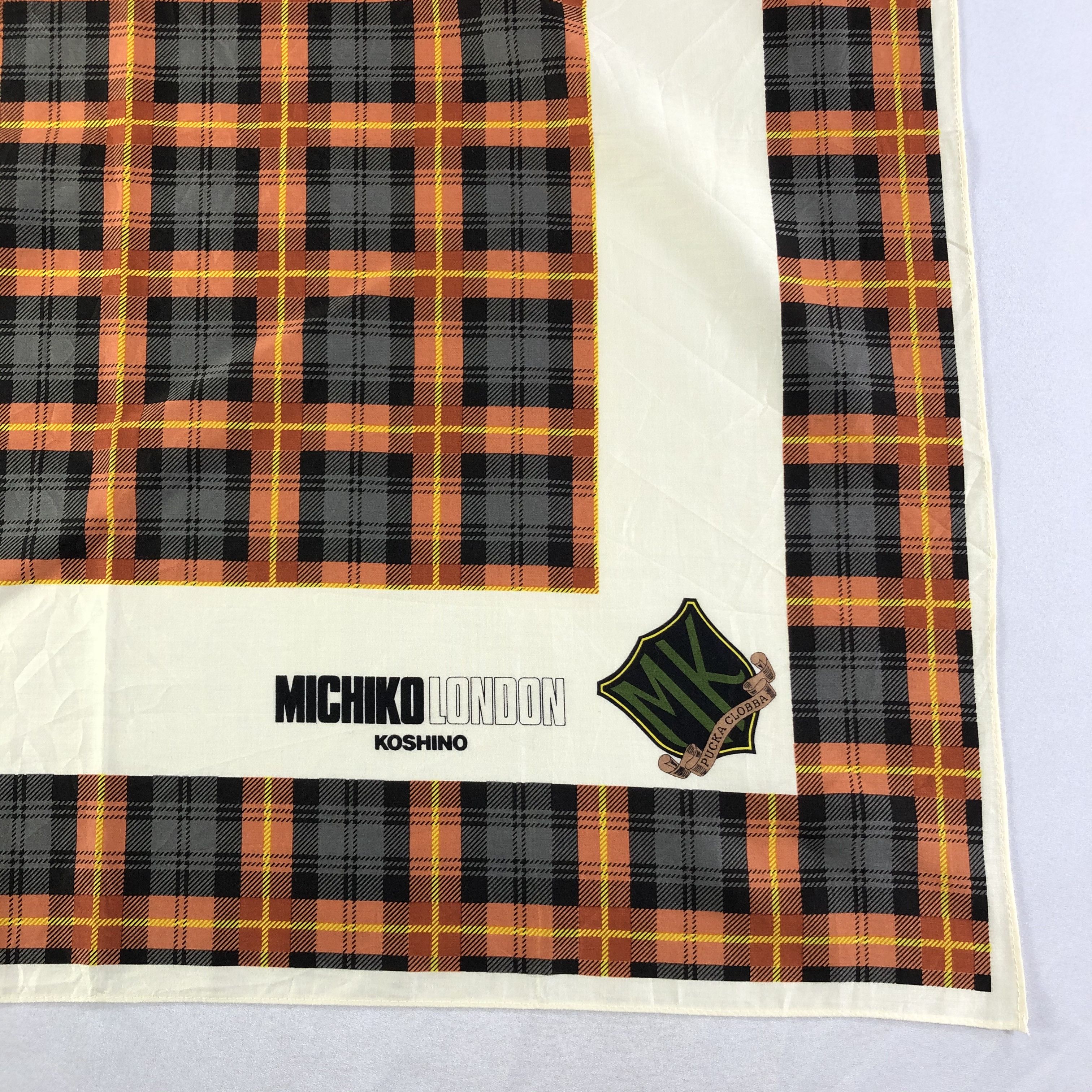 Michiko Koshino London × Vintage Vintage Michiko Koshino London Silk Scarf Size ONE SIZE - 4 Thumbnail