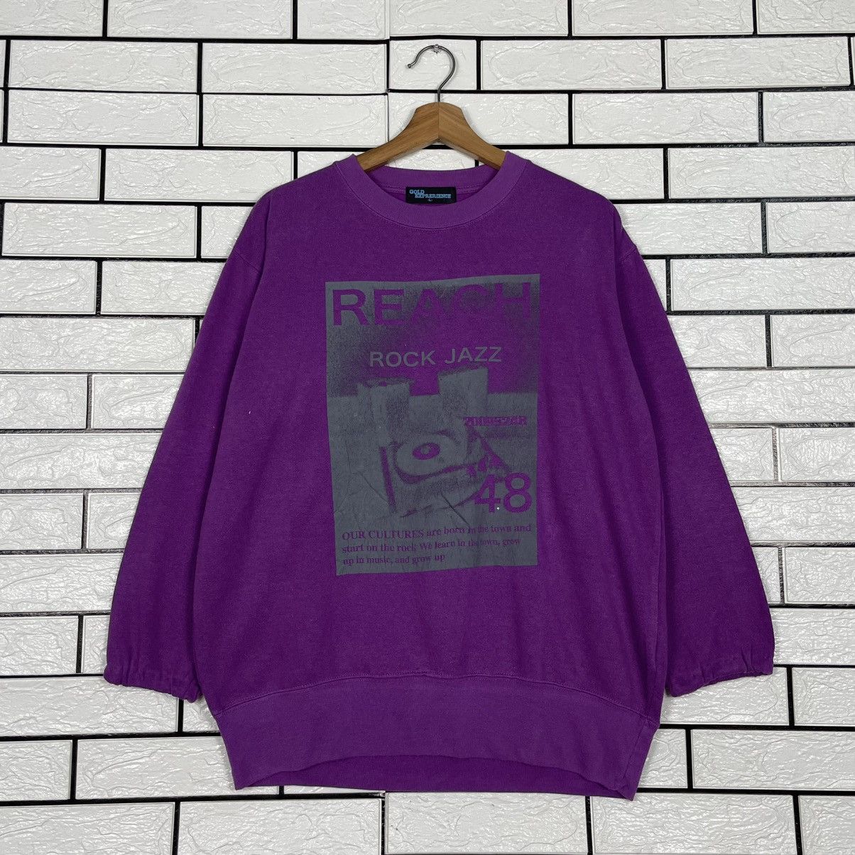 Japanese Brand Japanese Brand Rock & Jazz Sweatshirt Size L / US 10 / IT 46 - 1 Thumbnail
