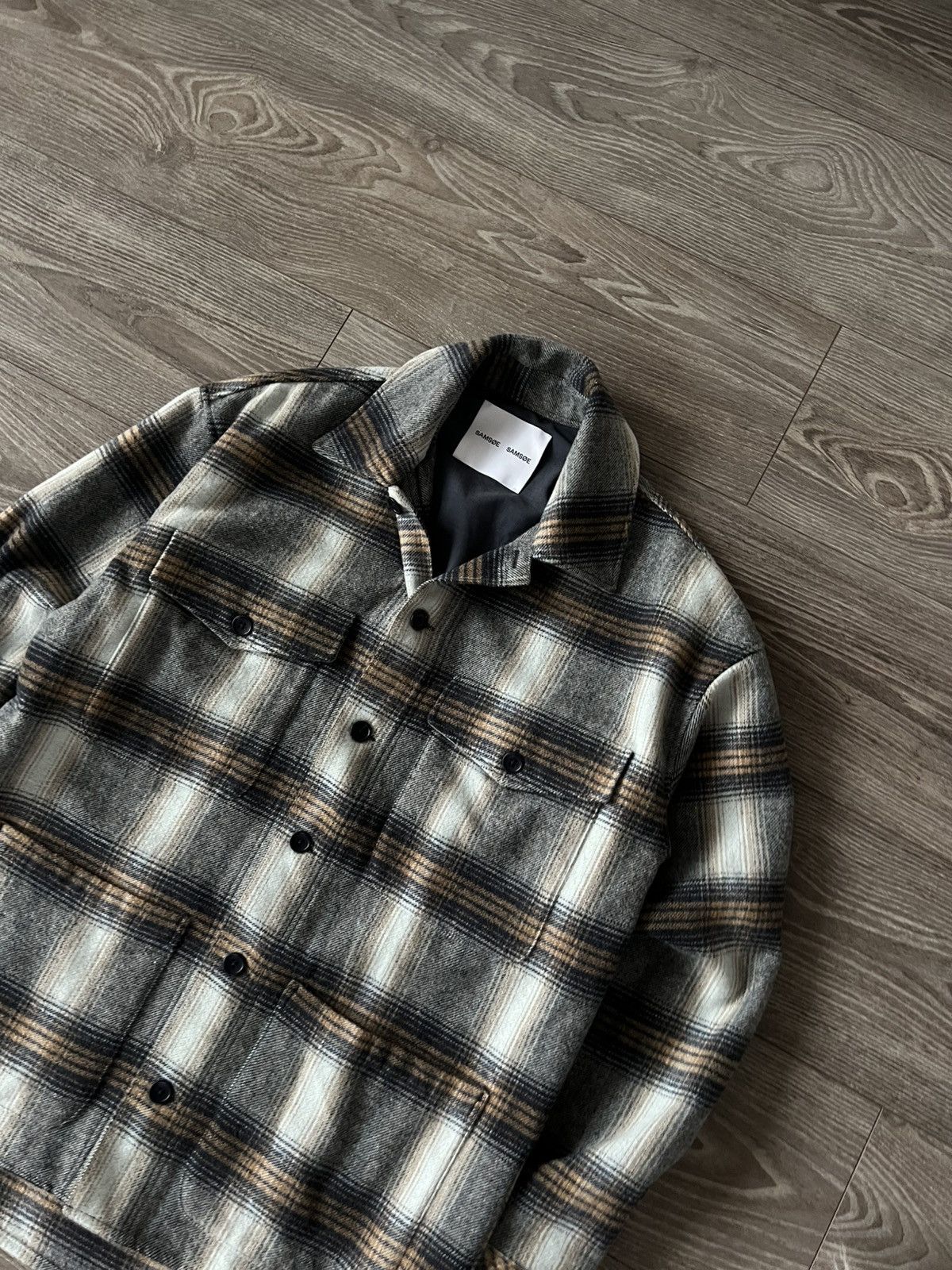 Samsoe Samsoe ‼️Samsoe Samsoe Oendal Acrylic/Wool Casual Shirt Jacket‼️ Size US M / EU 48-50 / 2 - 9 Thumbnail