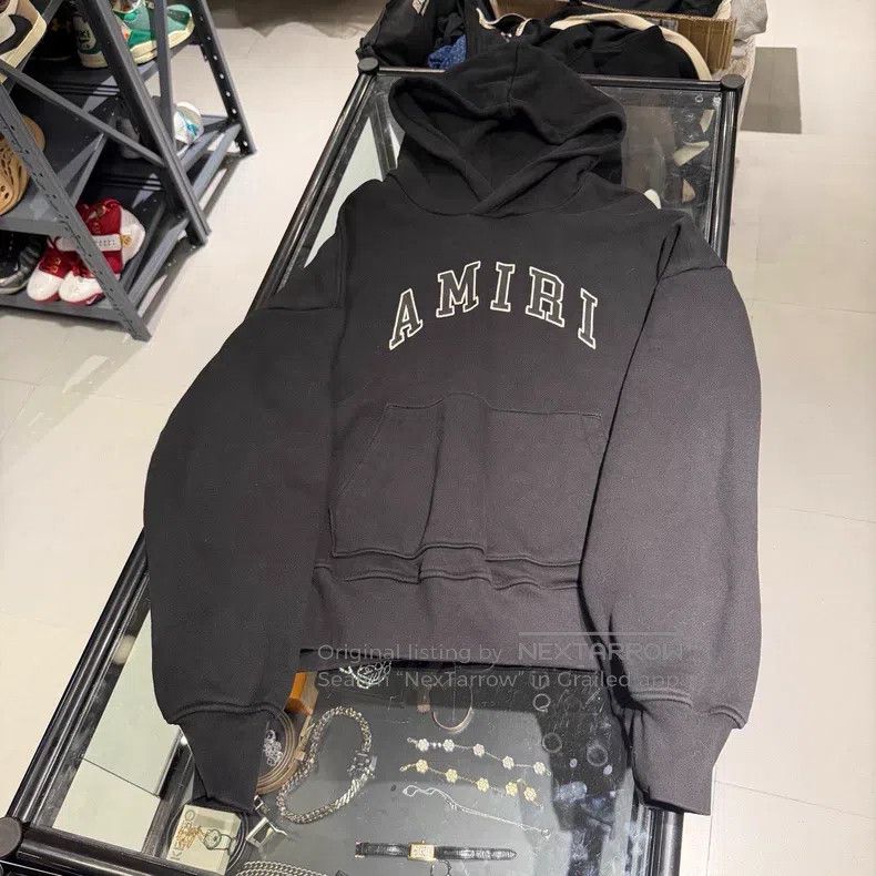 Amiri Amiri Size M Classic logo hooded sweater Size US L / EU 52-54 / 3 - 1 Thumbnail