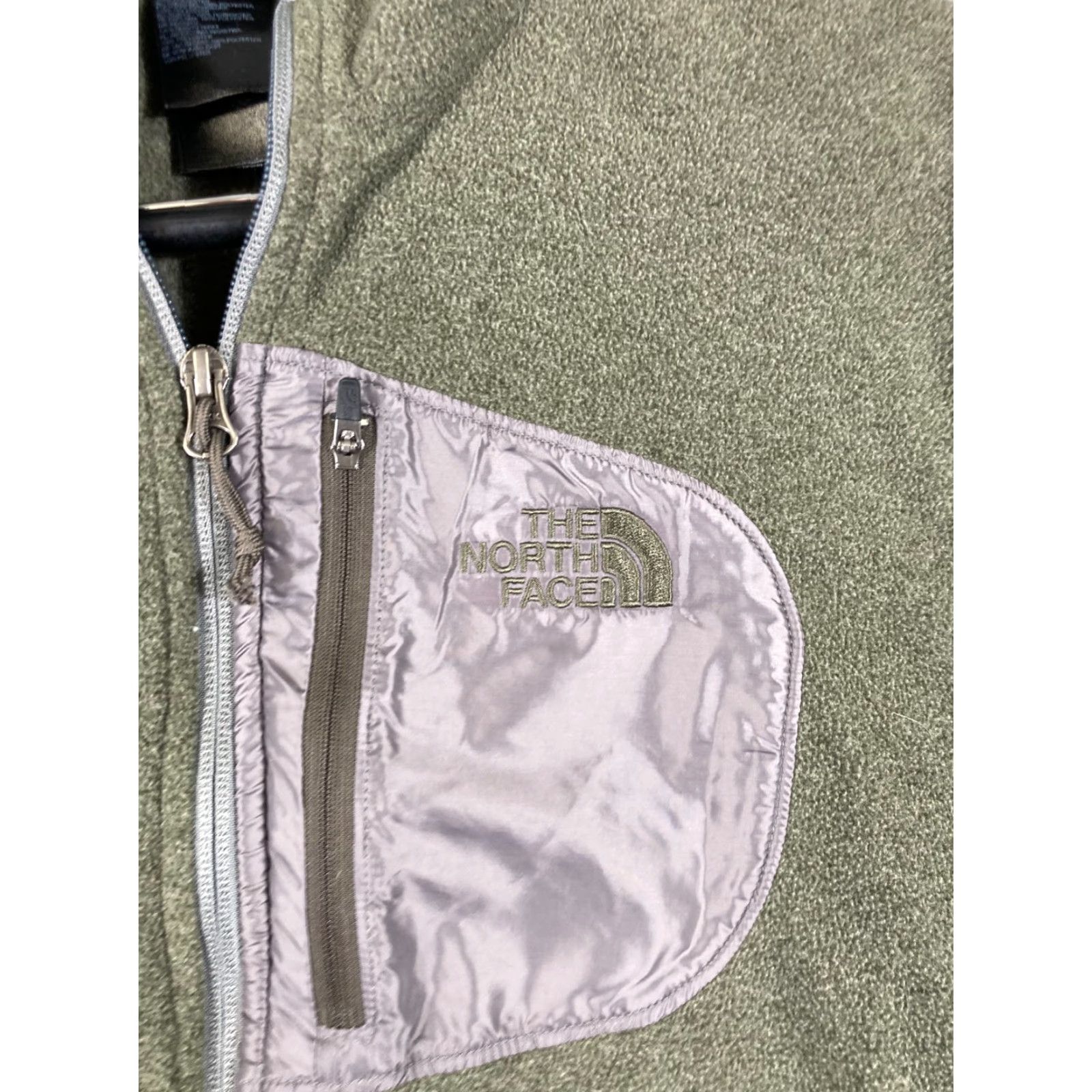 The North Face The North Face Jacket Mens M Heather Green Fleece Full Zip Stand-Up Logo Size US M / EU 48-50 / 2 - 5 Thumbnail