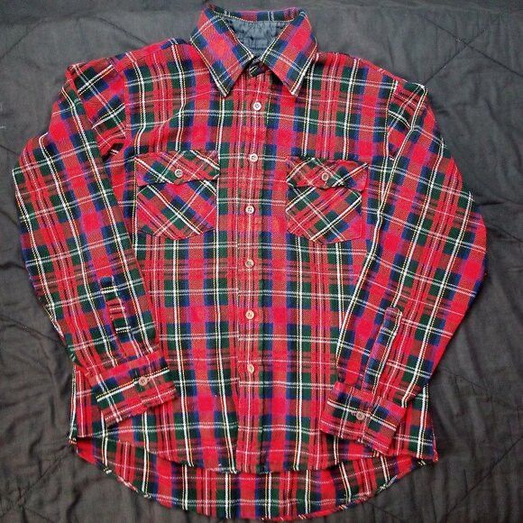 Vintage Vintage JC Penney Men's Shop Flannel Button Shirt Size US L / EU 52-54 / 3 - 2 Thumbnail
