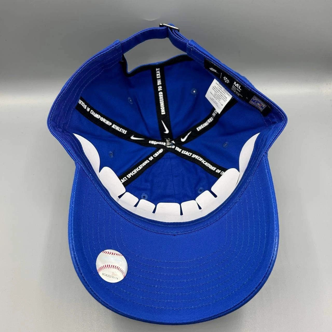 Nike Tampa Bay Devil Rays x Nike Club Hat M-L Strap Back Cotton Size ONE SIZE - 2 Thumbnail