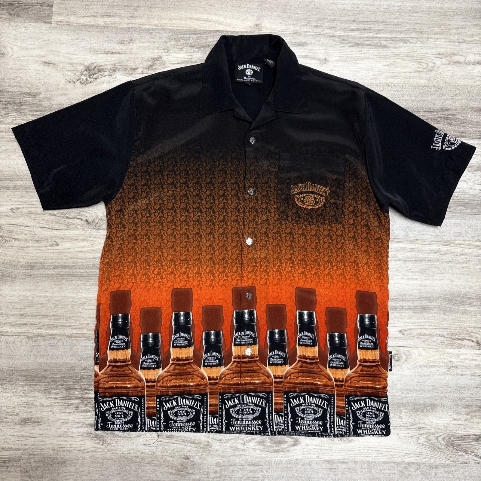 Dragonfly Jack Daniels Dragonfly Shirt Mens Medium Black Whiskey Borde Size US M / EU 48-50 / 2 - 4 Thumbnail