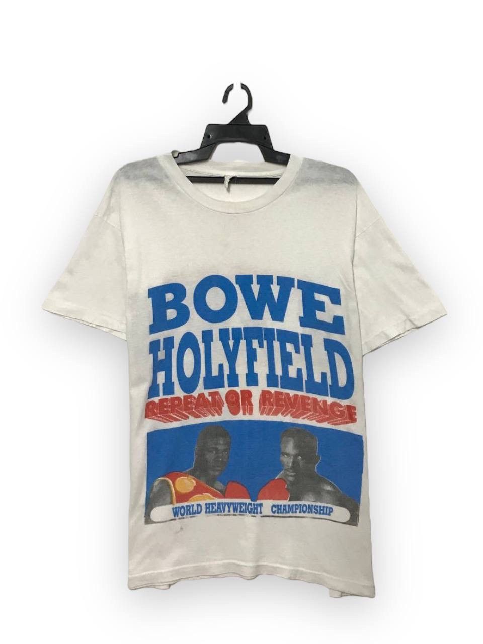 Vintage Vintage 1993 Riddick Bowe Vs Evander Holyfield Tee | Grailed