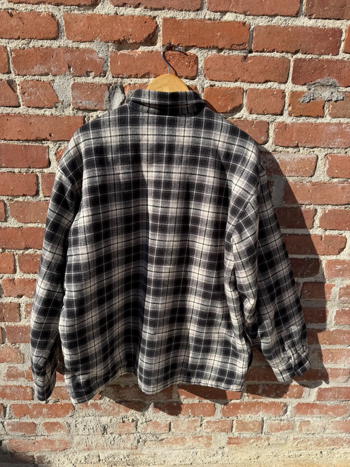 Supreme Supreme Thermal Lined Zip Up Flannel Shirt Size US L / EU 52-54 / 3 - 2 Thumbnail