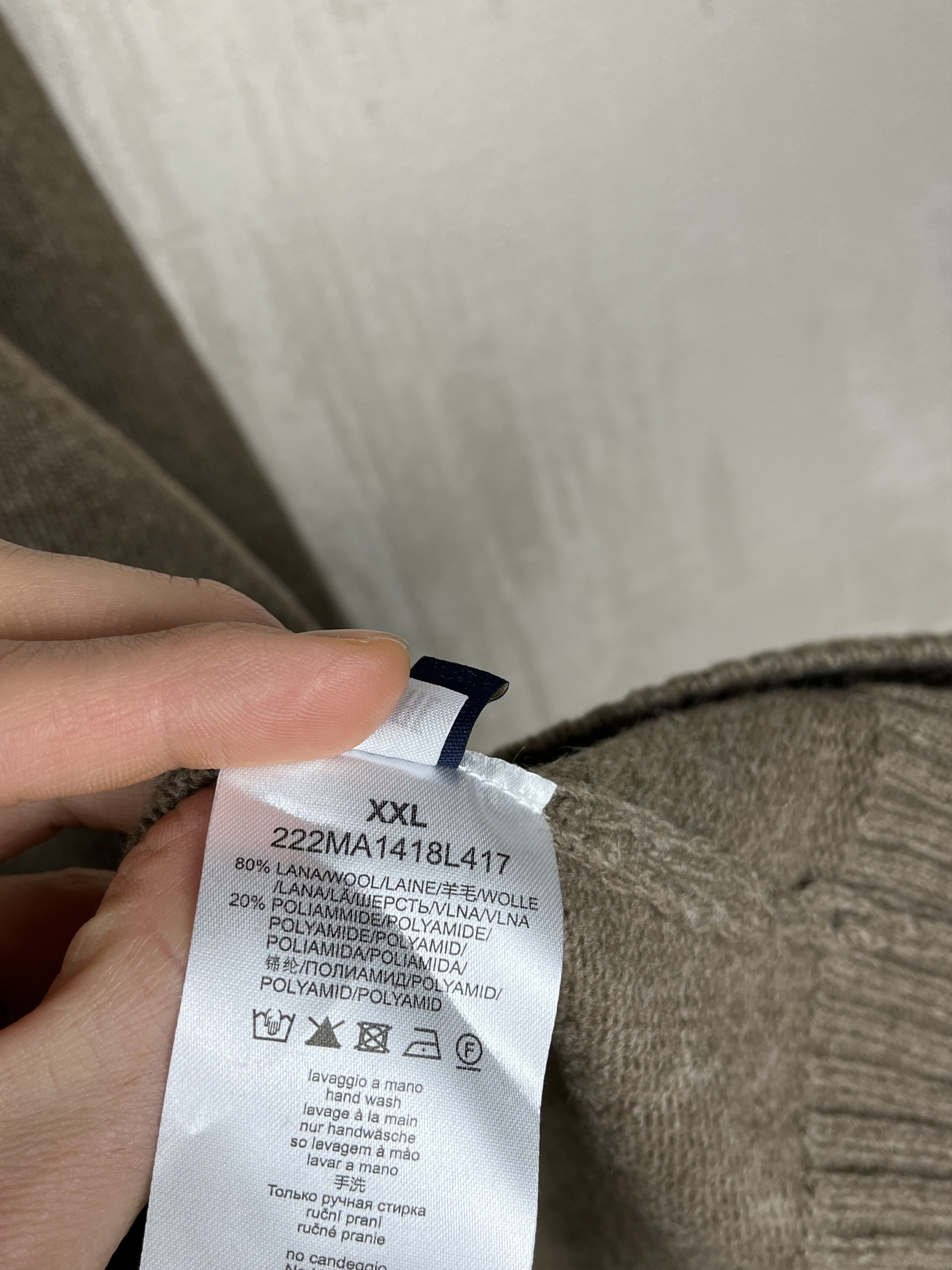 Aeronautica Militare Aeronautica Militare Big Logo Wool Blend Crew Neck Sweater Size US XL / EU 56 / 4 - 9 Thumbnail