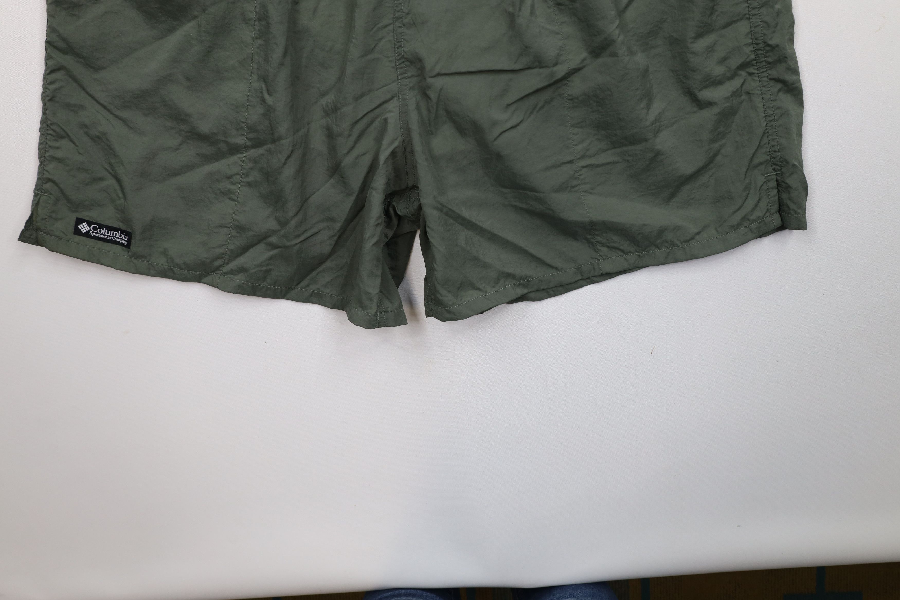 Columbia × Vintage Vintage 90s Columbia Lined Above Knee Shorts Baggies Green Size US 36 / EU 52 - 4 Thumbnail