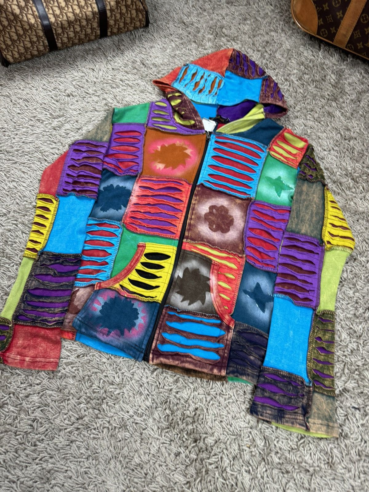 Japanese Brand × Jean Paul Gaultier Hoodie zip Opium Nepal y2k original casual streetwear item Size L / US 10 / IT 46 - 2 Thumbnail