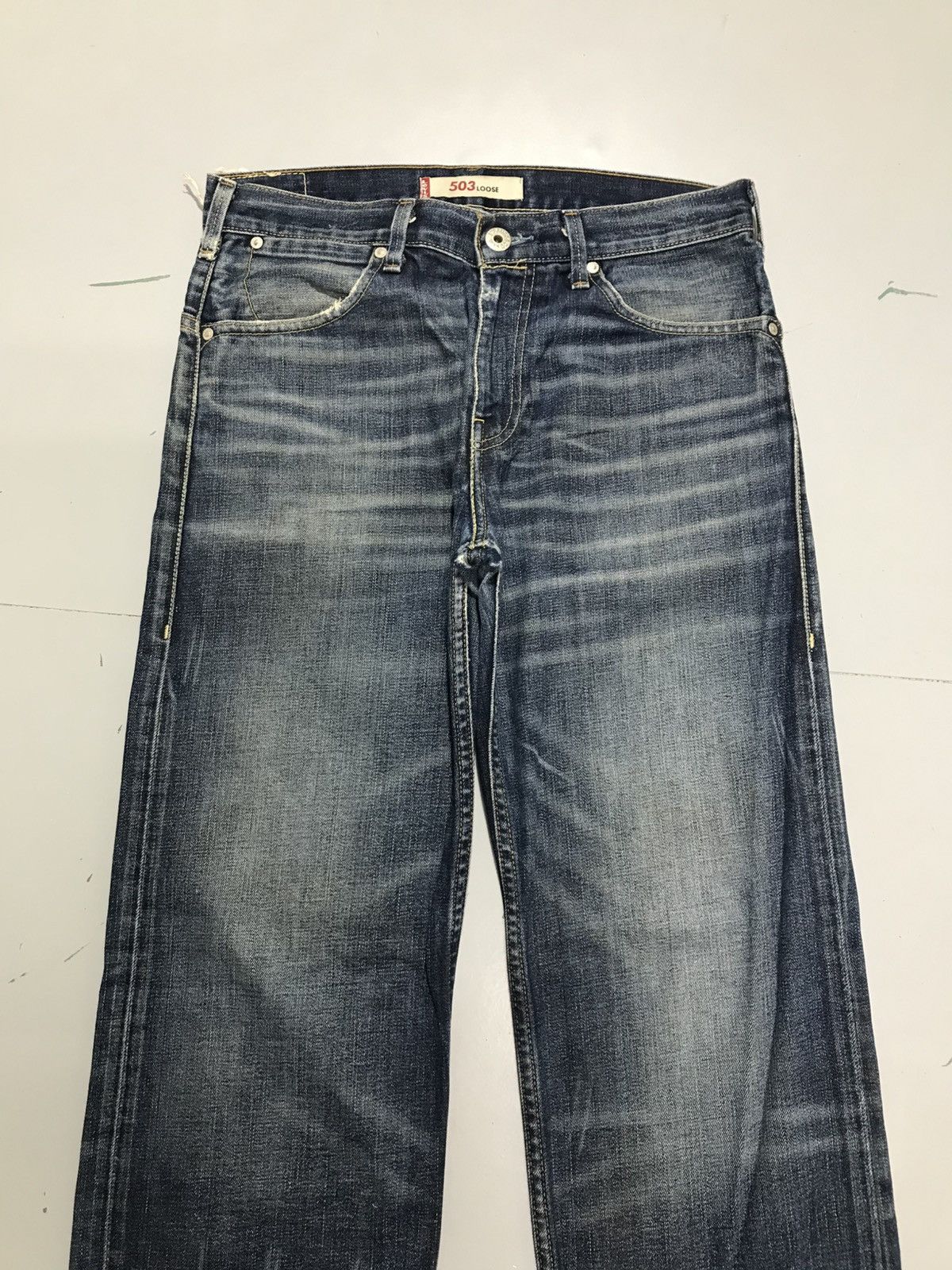 Levi's Vintage Levi’s 503 buckle belt denim Size US 32 / EU 48 - 4 Thumbnail