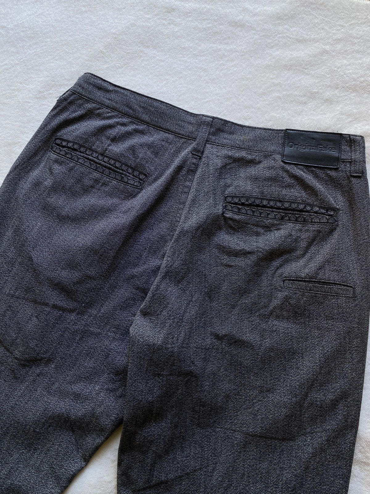 Original Fake Original Fake Kaws Dark Gray Chomper Teeth Fading Pants Size US 32 / EU 48 - 9 Thumbnail