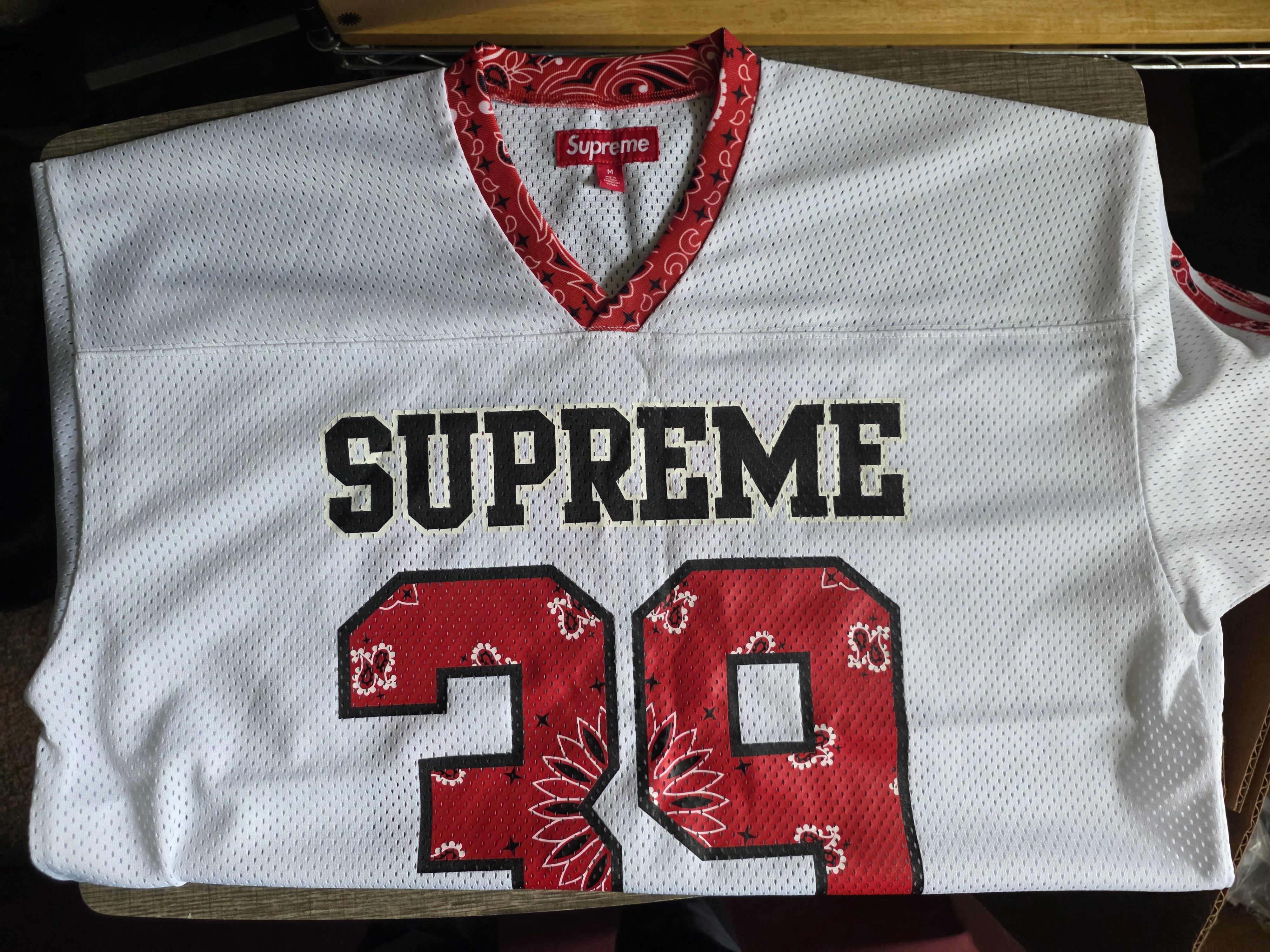 Supreme Bandana Football Jersey | Grailed