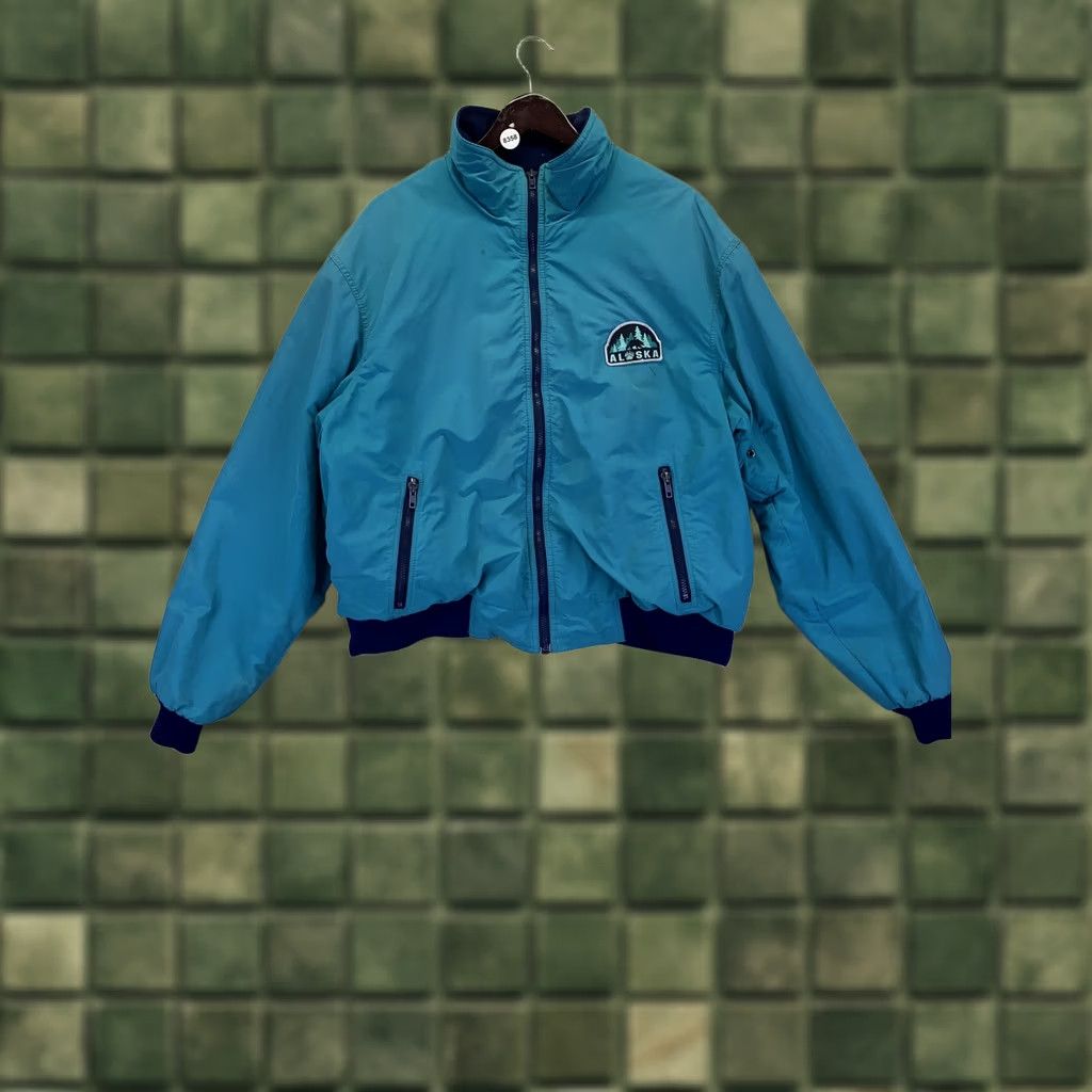 Eddie Bauer VINTAGE Eddie Bauer Mens Alaska Patch Teal Blue Winter Jacket USA Made-XL Jacket Mens XL Blue Alaska Patch 1990s US Made Size US XL / EU 56 / 4 - 1 Thumbnail