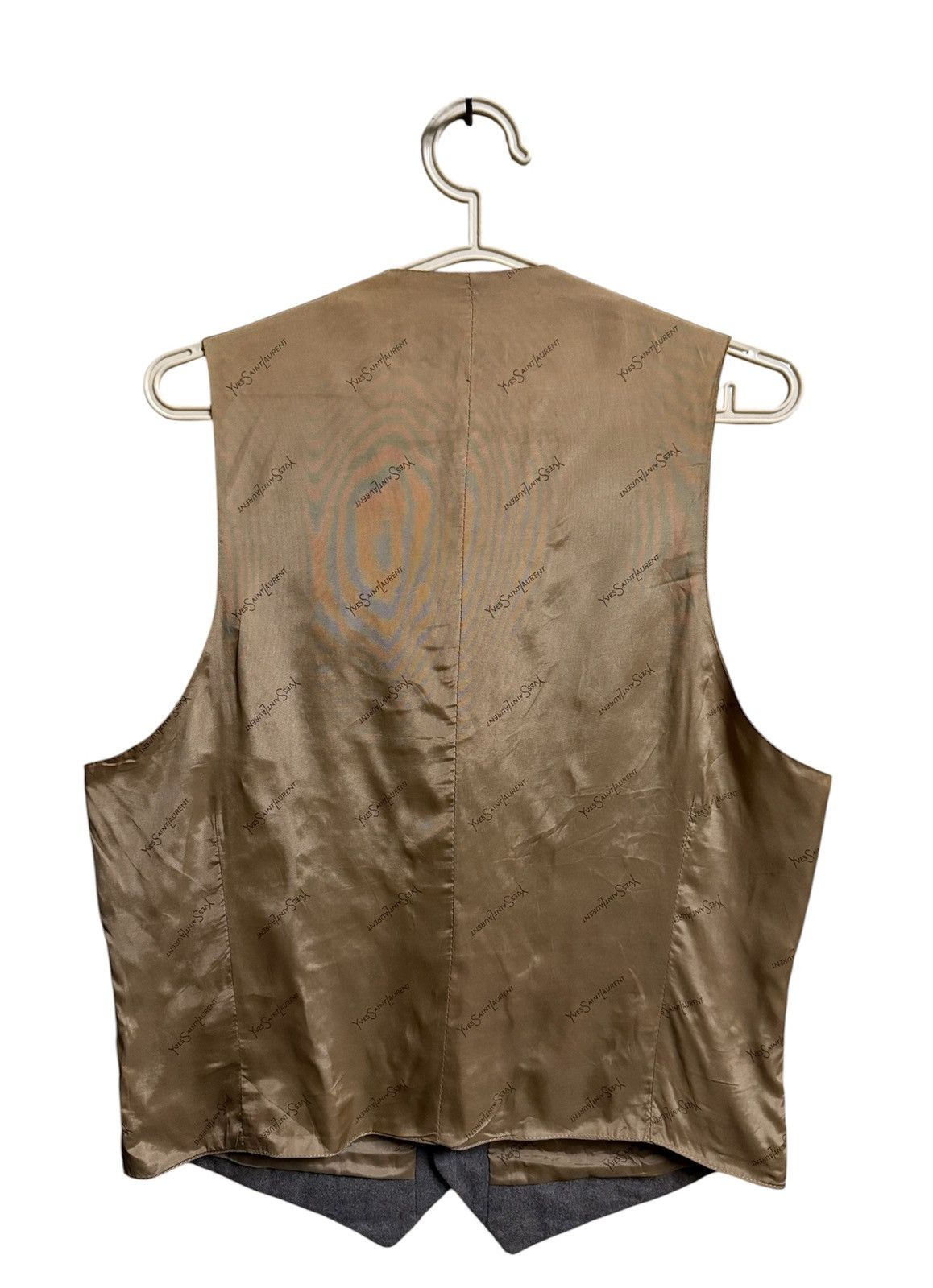Yves Saint Laurent Yves Saint Laurent Vest Vintage Brown Men Size 34R - 4 Thumbnail