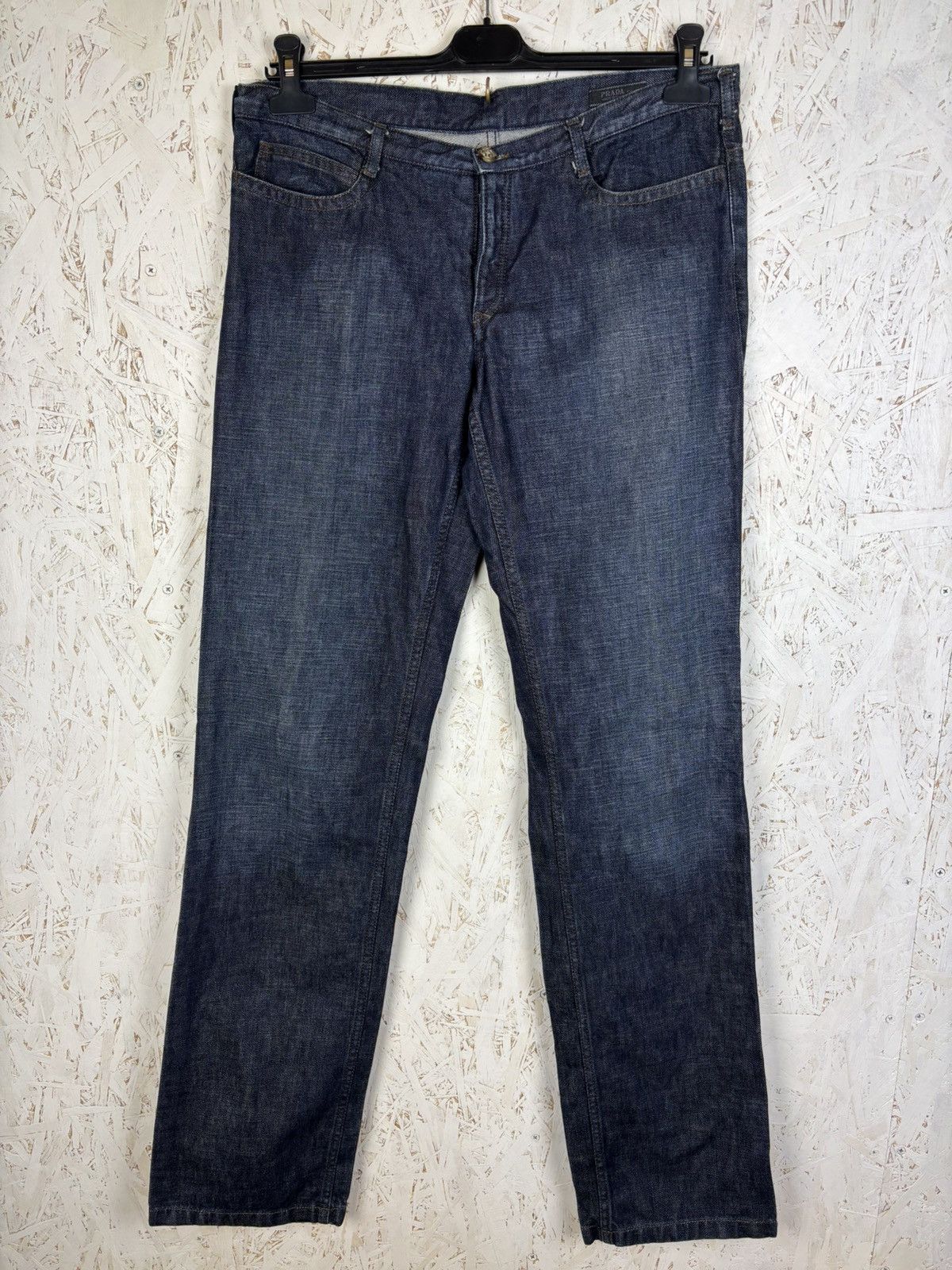 Prada Vintage Prada Straight Fit Denim Jeans Size 52 Size US 36 / EU 52 - 1 Thumbnail