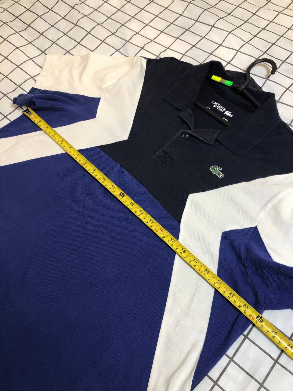 Lacoste Lacoste Ribbed Collar Short Sleeve Polo Shirt Size US XXL / EU 58 / 5 - 8 Thumbnail