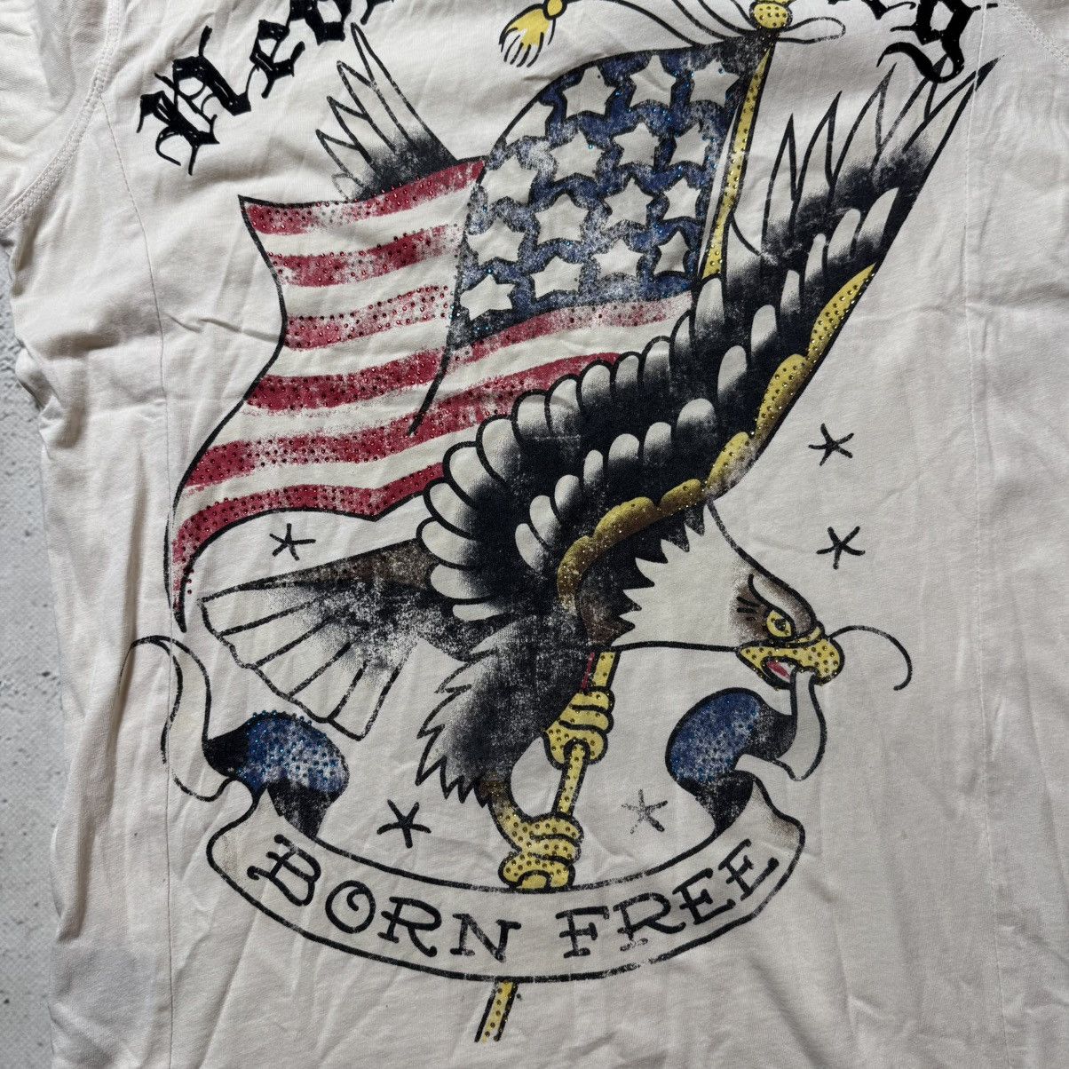 Ed Hardy very vintage polo ed hardy eagle and us flag true condition Size US M / EU 48-50 / 2 - 7 Thumbnail