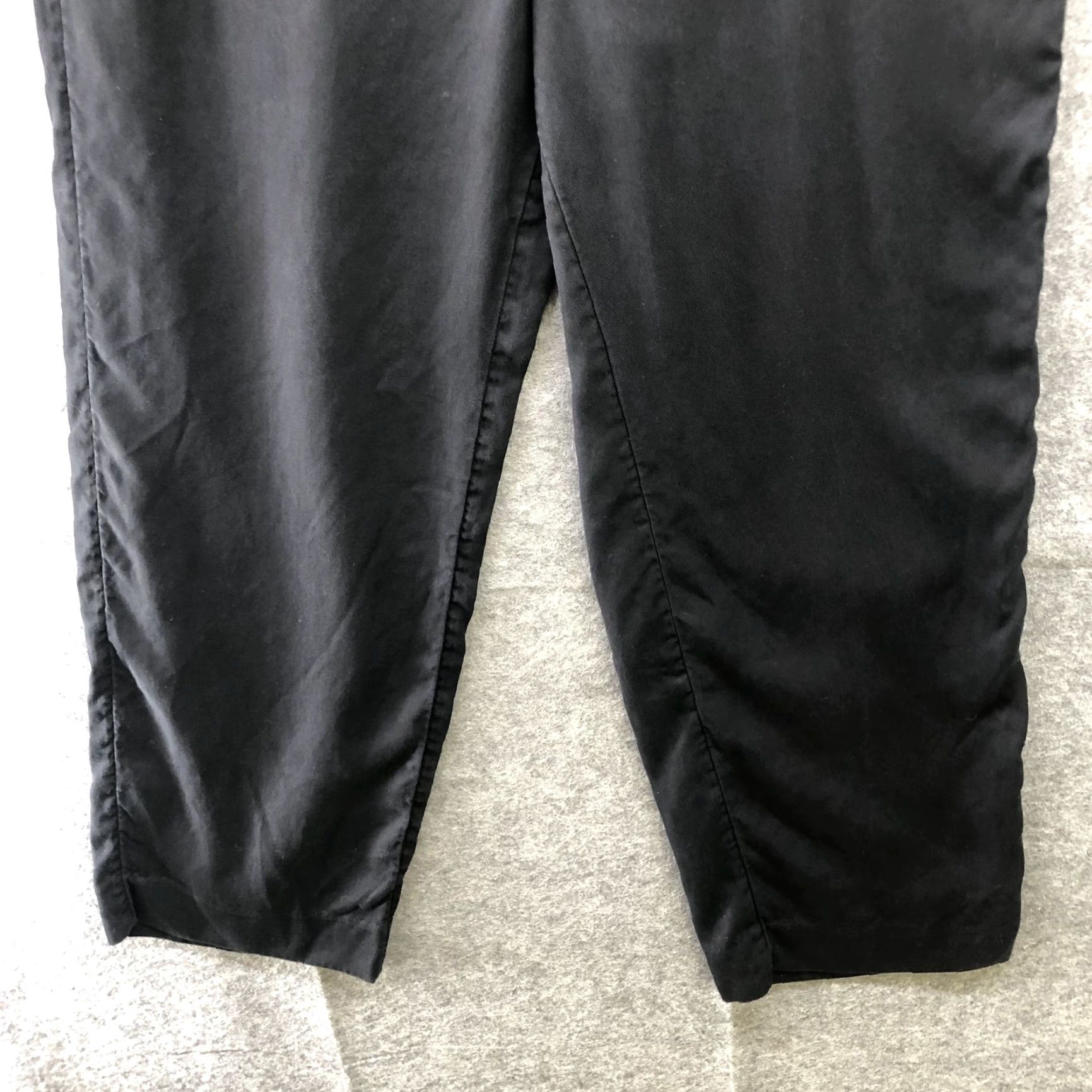 J.Crew J. Crew Ingrid Black Pants Womens Size 8 Lyocell Wide Leg High Rise Trouser Size 30" / US 8 / IT 44 - 4 Thumbnail