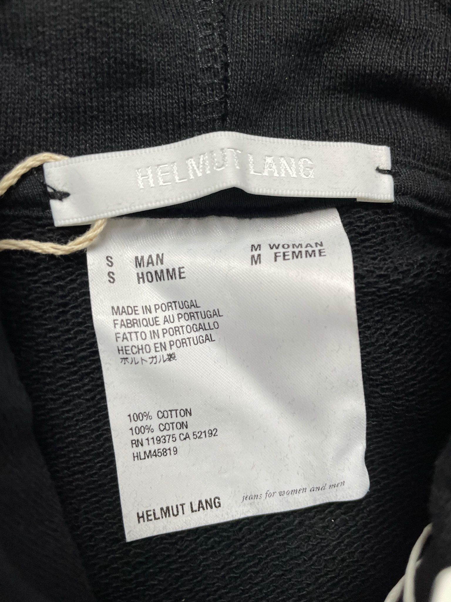 Helmut Lang 🔥55% OFF🔥 [SALE] Helmut Lang Black Standard Print Hoodie Size US S / EU 44-46 / 1 - 11 Thumbnail