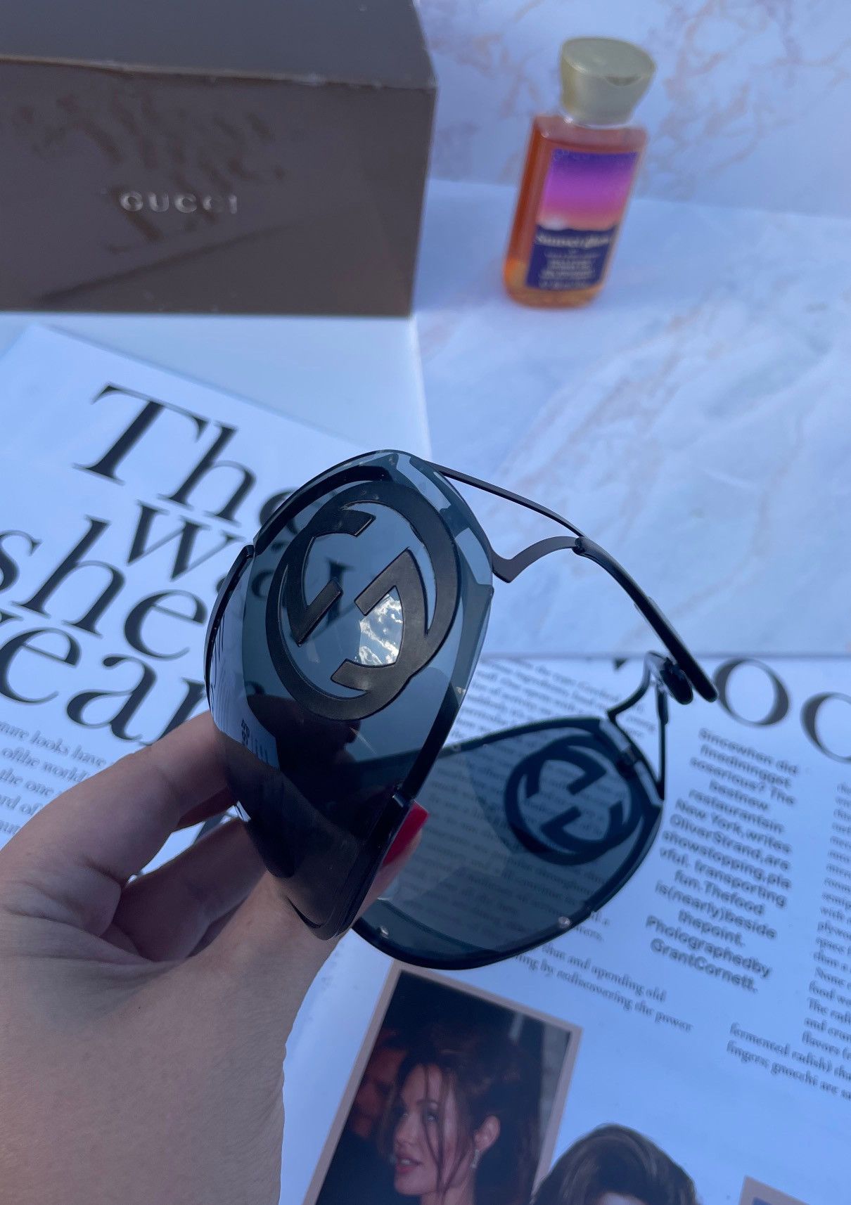 Gucci Gucci sunglasses GG2799/S Mask sport unisex vintage Size ONE SIZE - 3 Thumbnail
