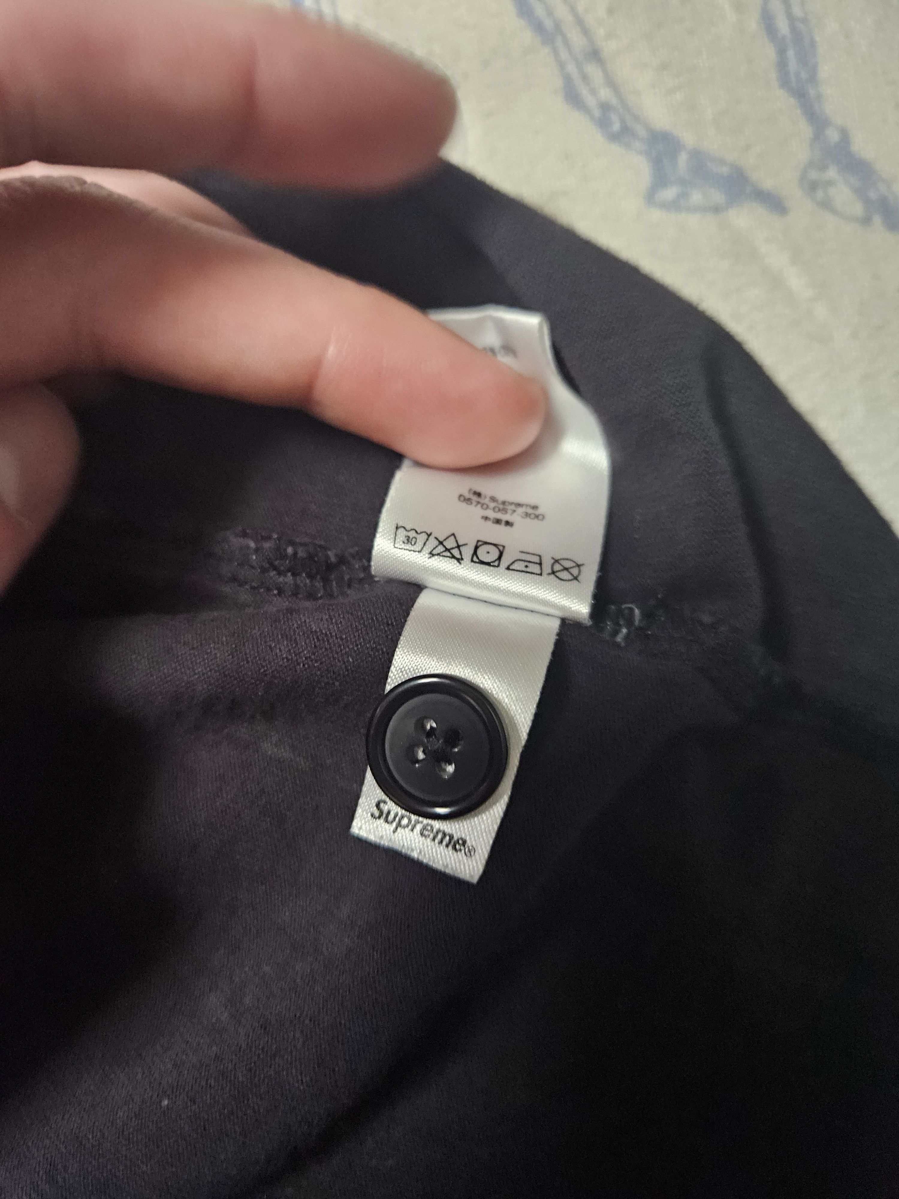 Supreme Love Hate 94 Pinstripe Button Up Jersey Size US M / EU 48-50 / 2 - 8 Thumbnail