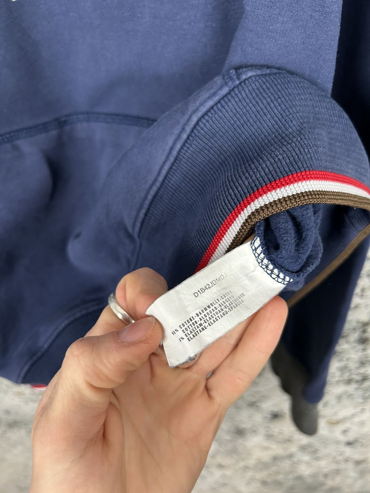 Emporio Armani Vintage Emporio Armani 90s Hoodie Designer Streetwear Italy Size US M / EU 48-50 / 2 - 7 Thumbnail
