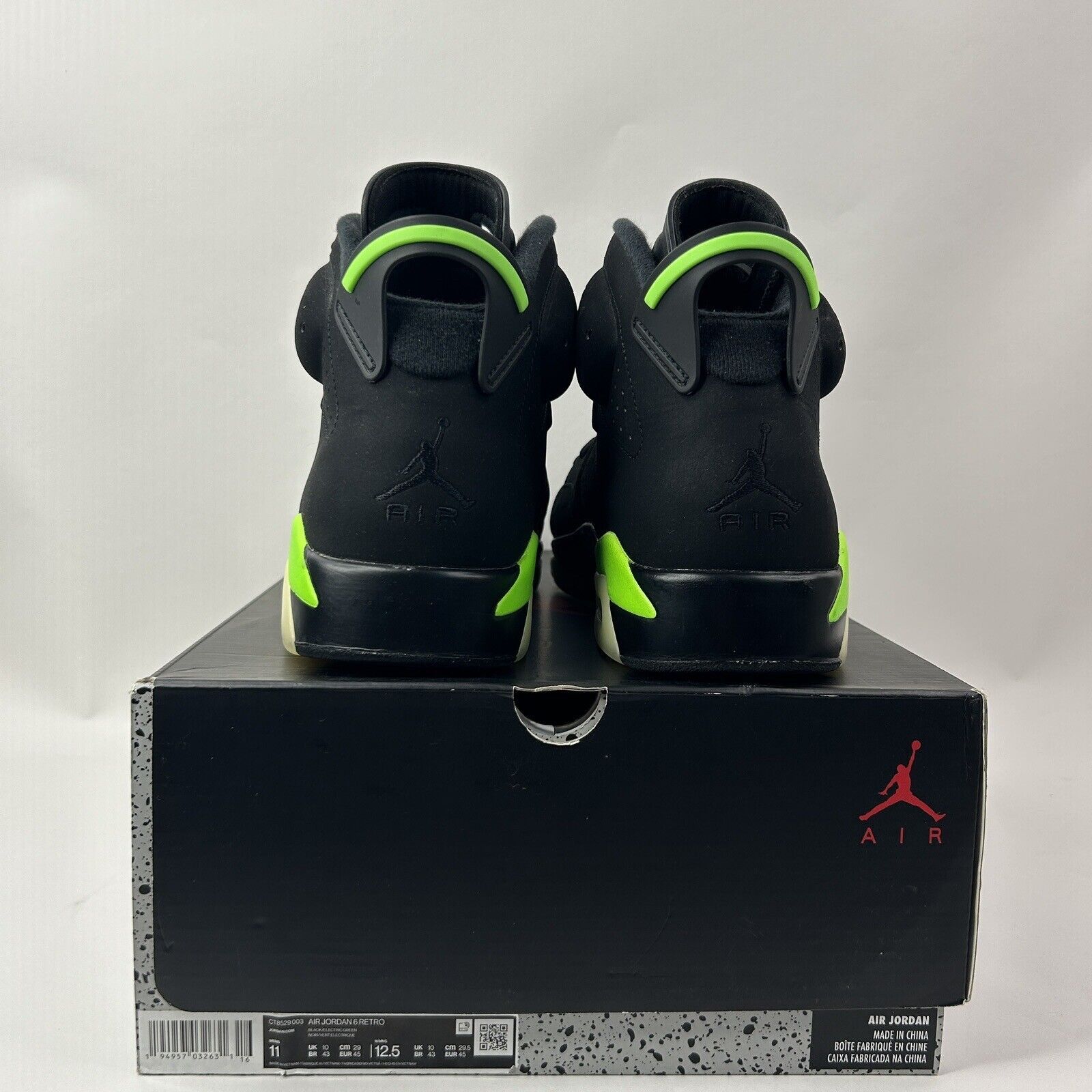 Nike Nike Air Jordan 6 Retro OG “Electric Green” 2024 Size US 11 / EU 44 - 4 Thumbnail