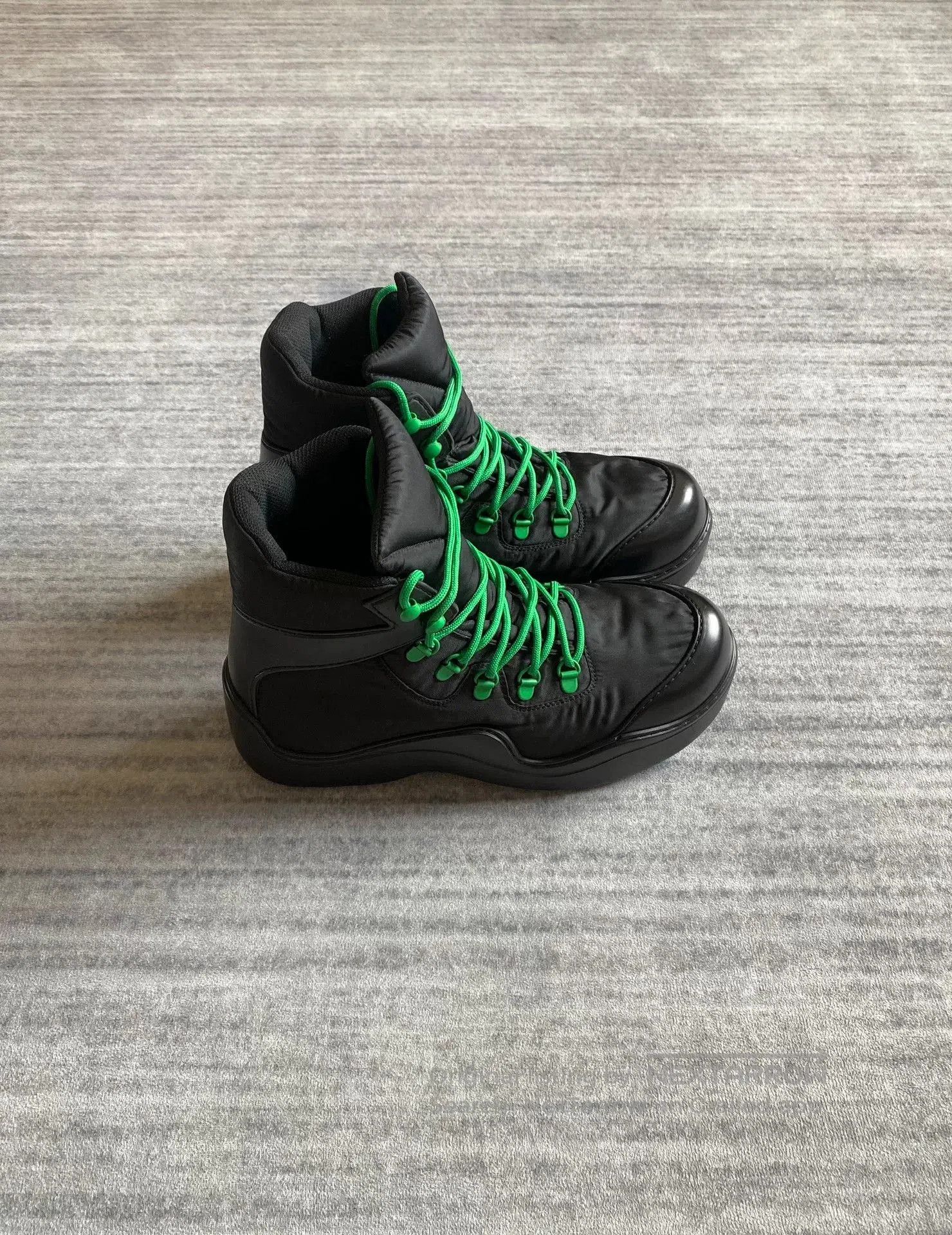 Bottega Veneta Bottega Veneta Black Green Hiking Boots. Size US 7.5 / EU 40-41 - 2 Thumbnail