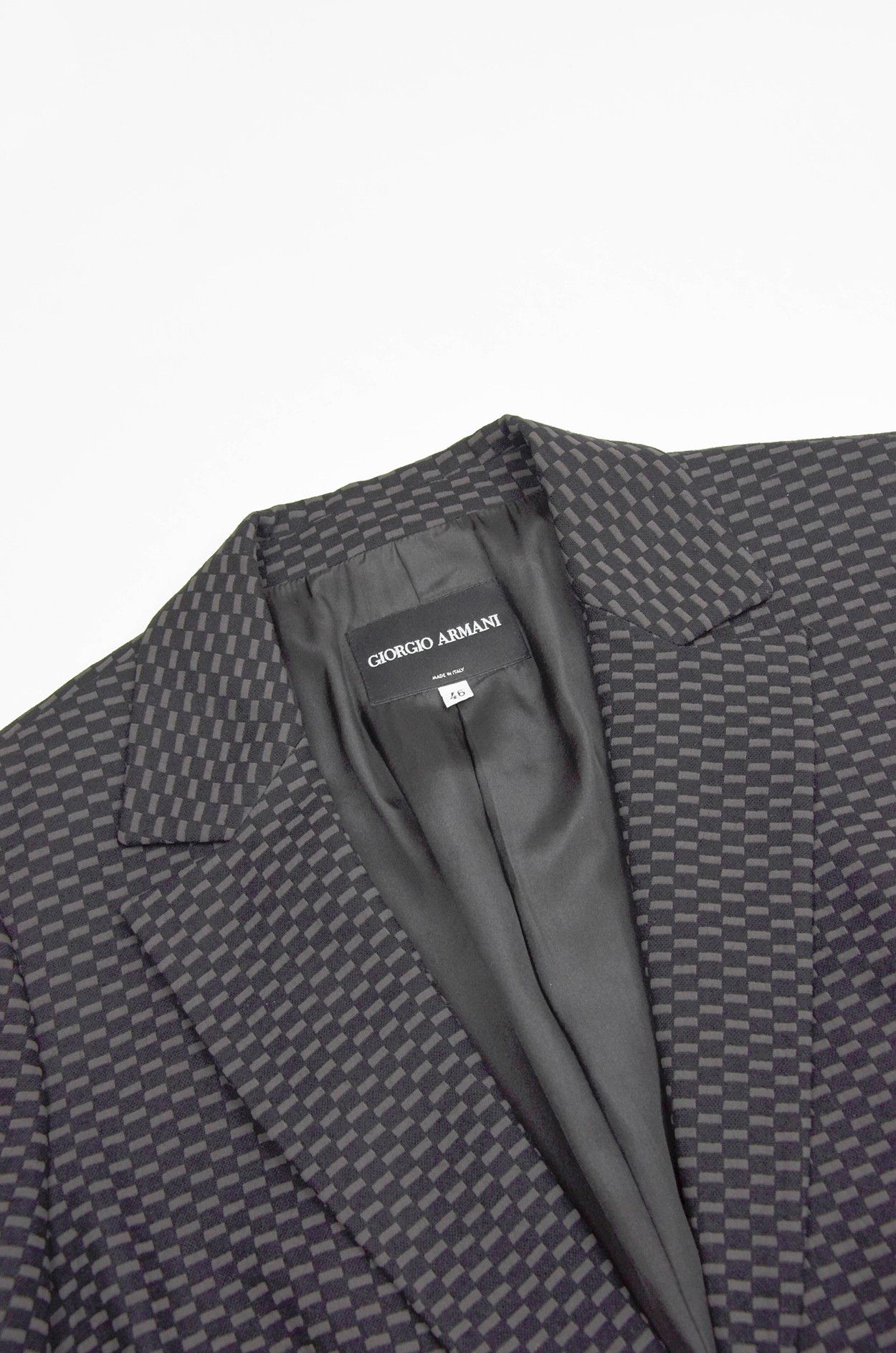 Giorgio Armani Giorgio Armani Vintage Printed Viscose Tailored Blazer M-L Size L / US 10 / IT 46 - 6 Thumbnail