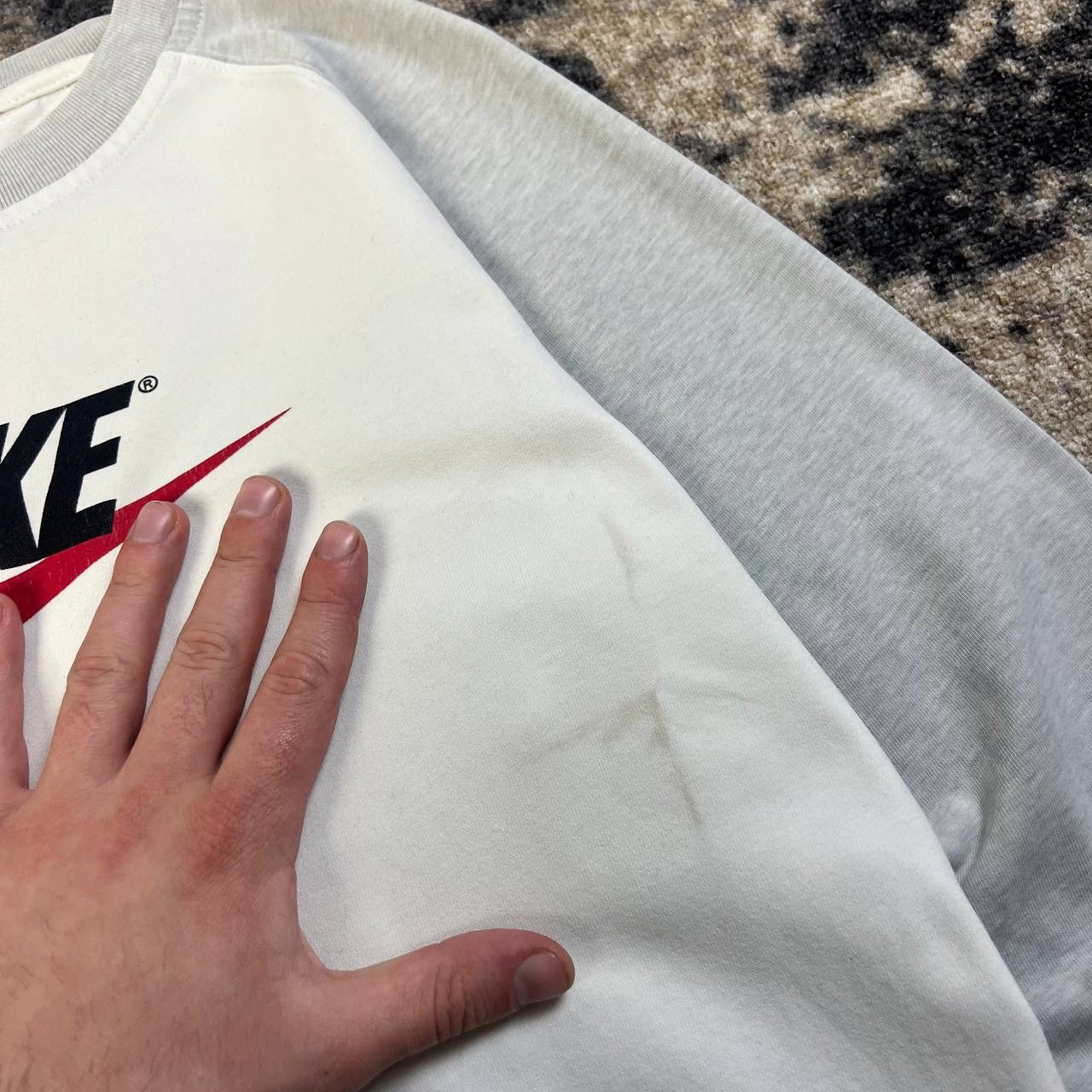 Nike Nike Vintage Y2K Big Logo Longsleeve Streetwear Style Size US S / EU 44-46 / 1 - 6 Thumbnail