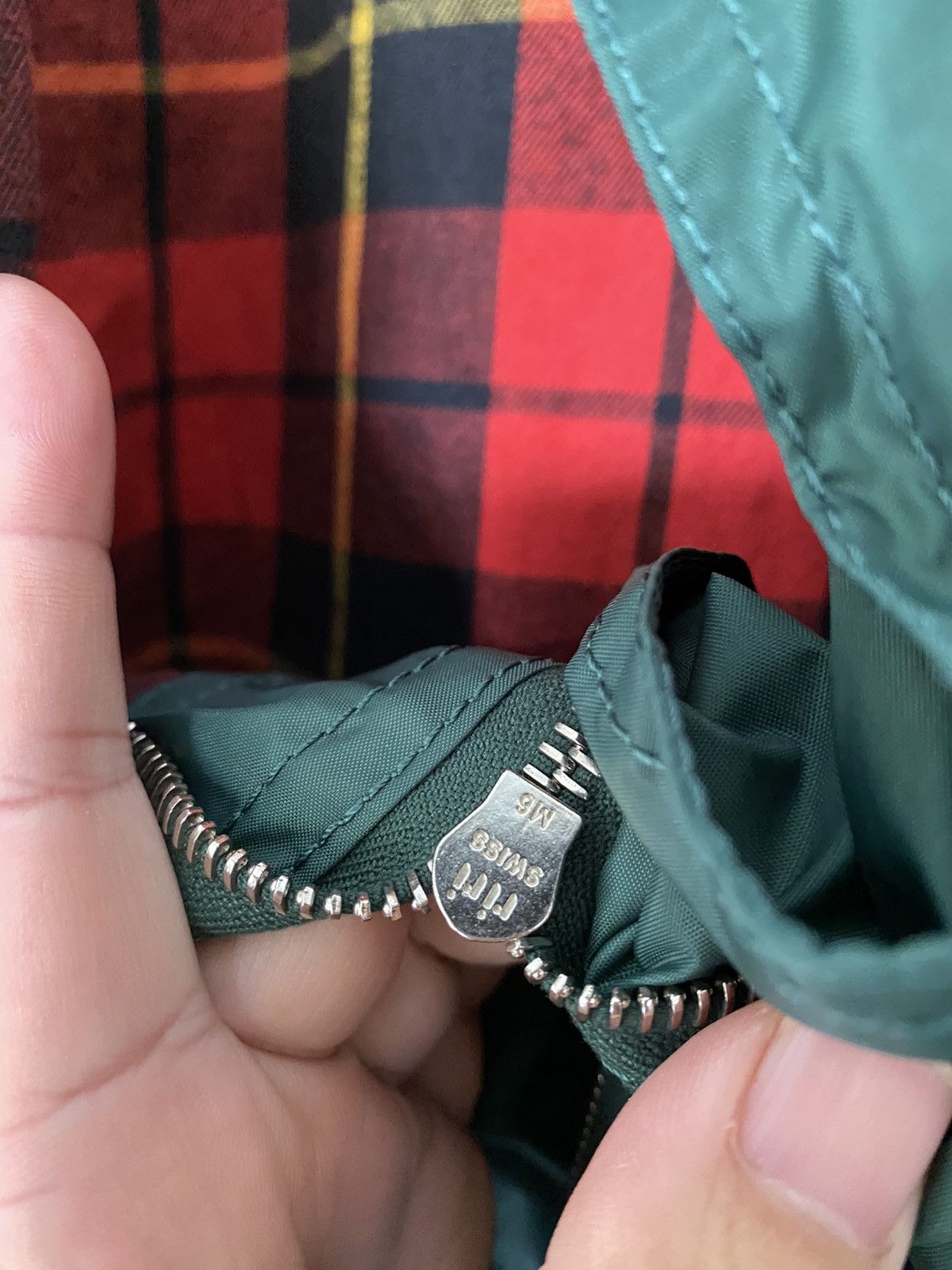 Nigel Cabourn 90s Nigel Cabourn Raincoat tartan lining Size US L / EU 52-54 / 3 - 12 Thumbnail