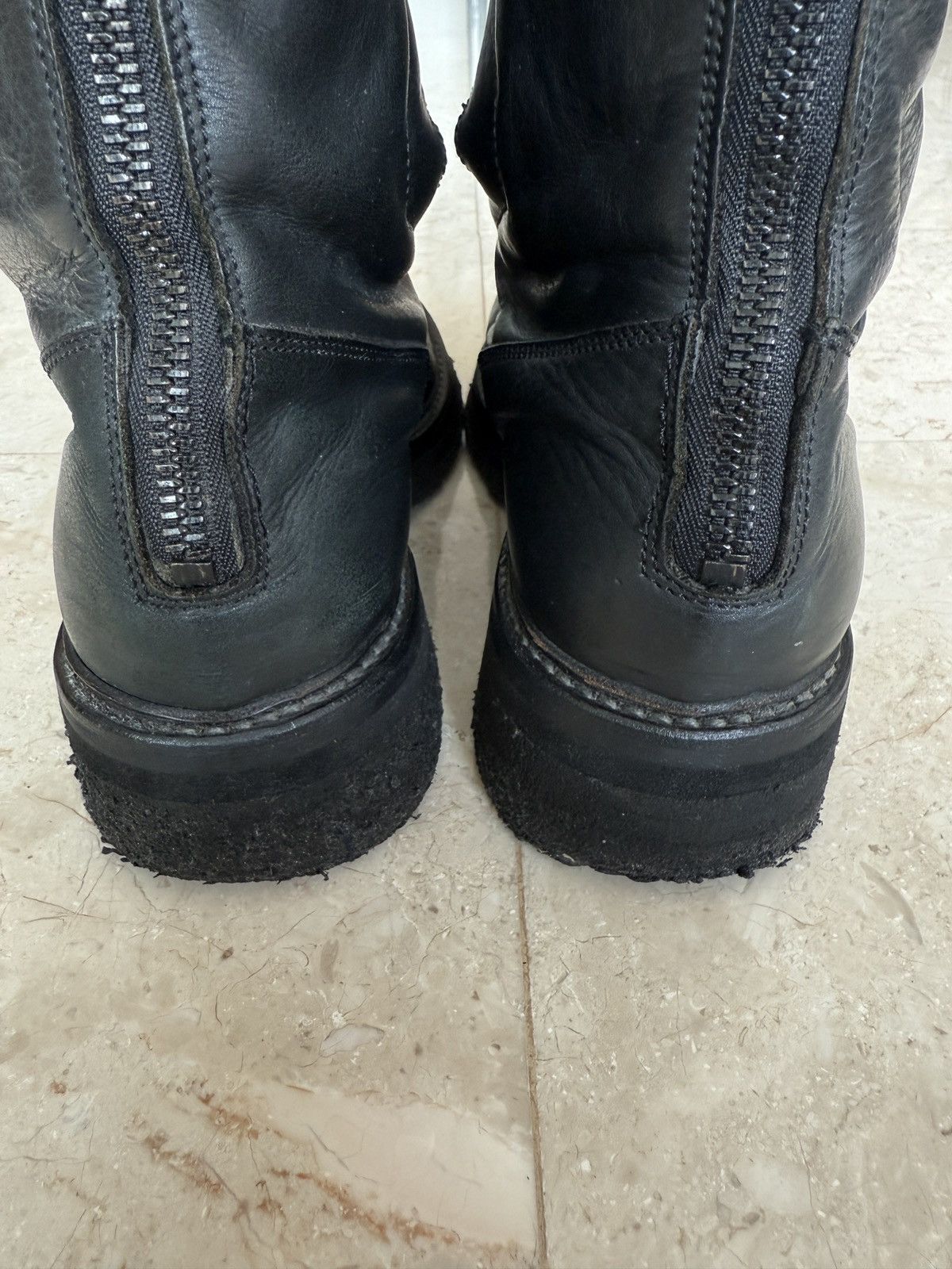 Julius Julius 7 Horse Leather Back Zip Boots Size US 9.5 / EU 42-43 - 6 Thumbnail