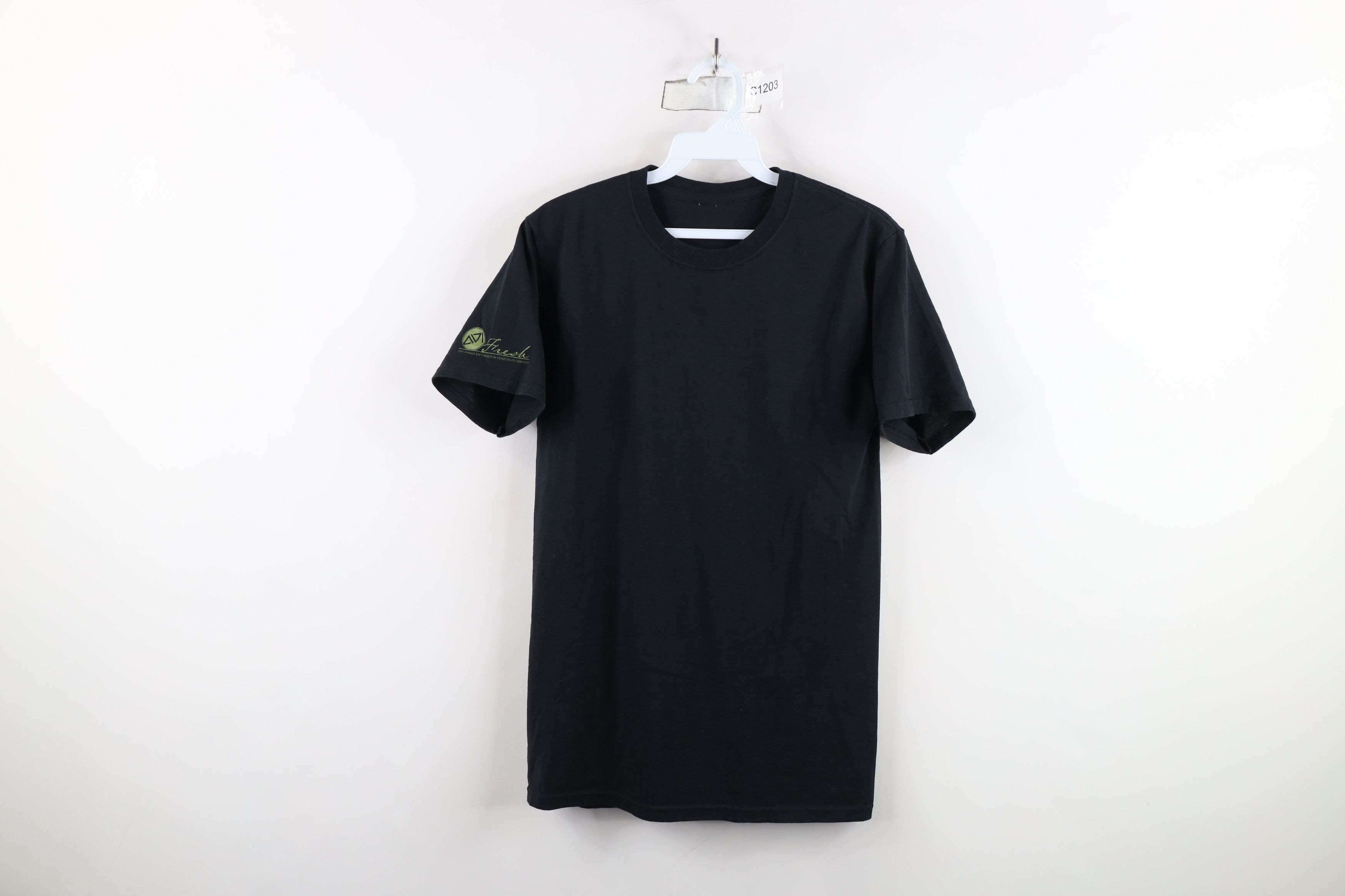 Vintage Vintage 90s Streetwear Short Sleeve T-Shirt Black Cotton Size US S / EU 44-46 / 1 - 1 Thumbnail